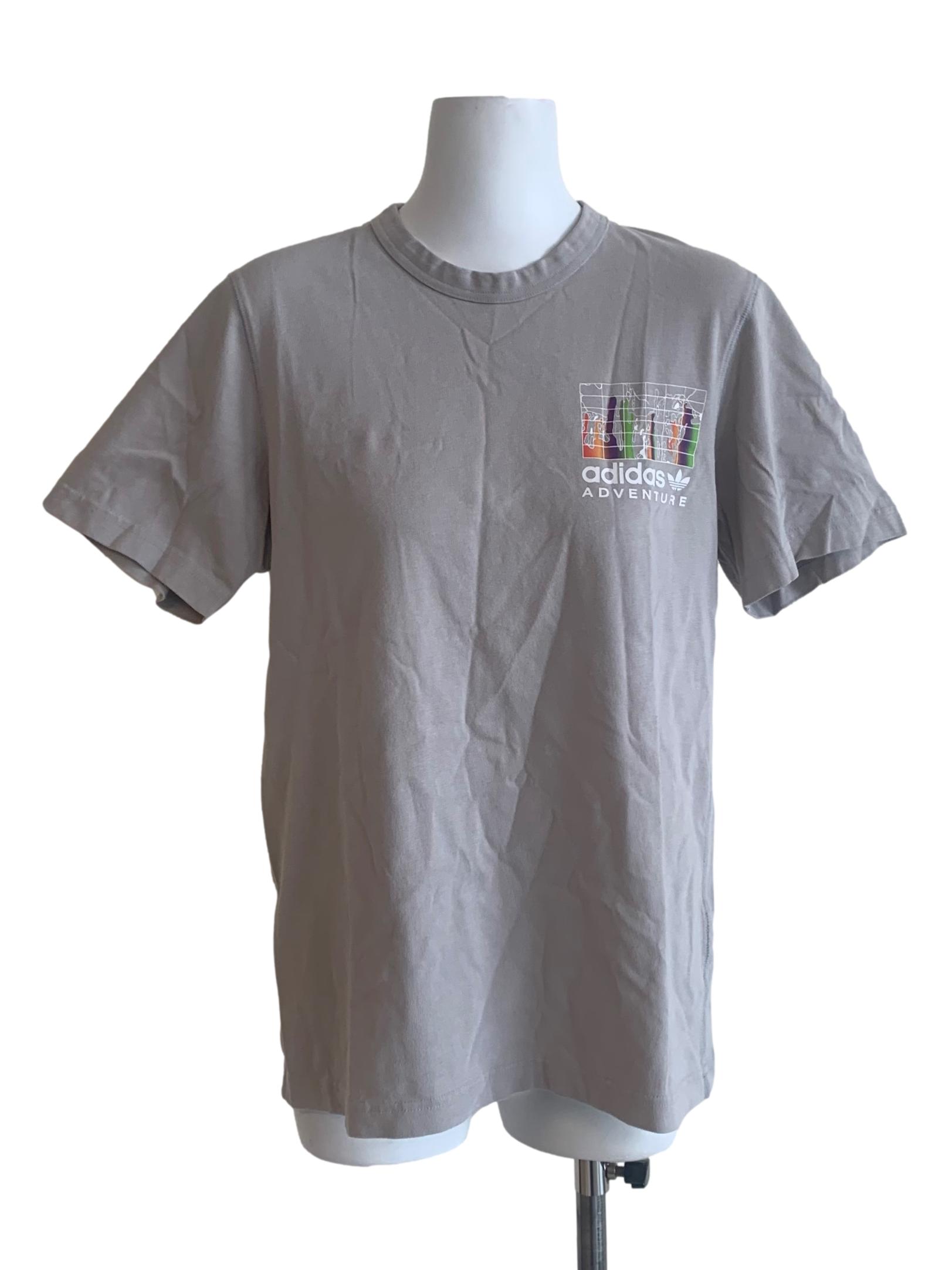 Fog Grey Round Neck Top