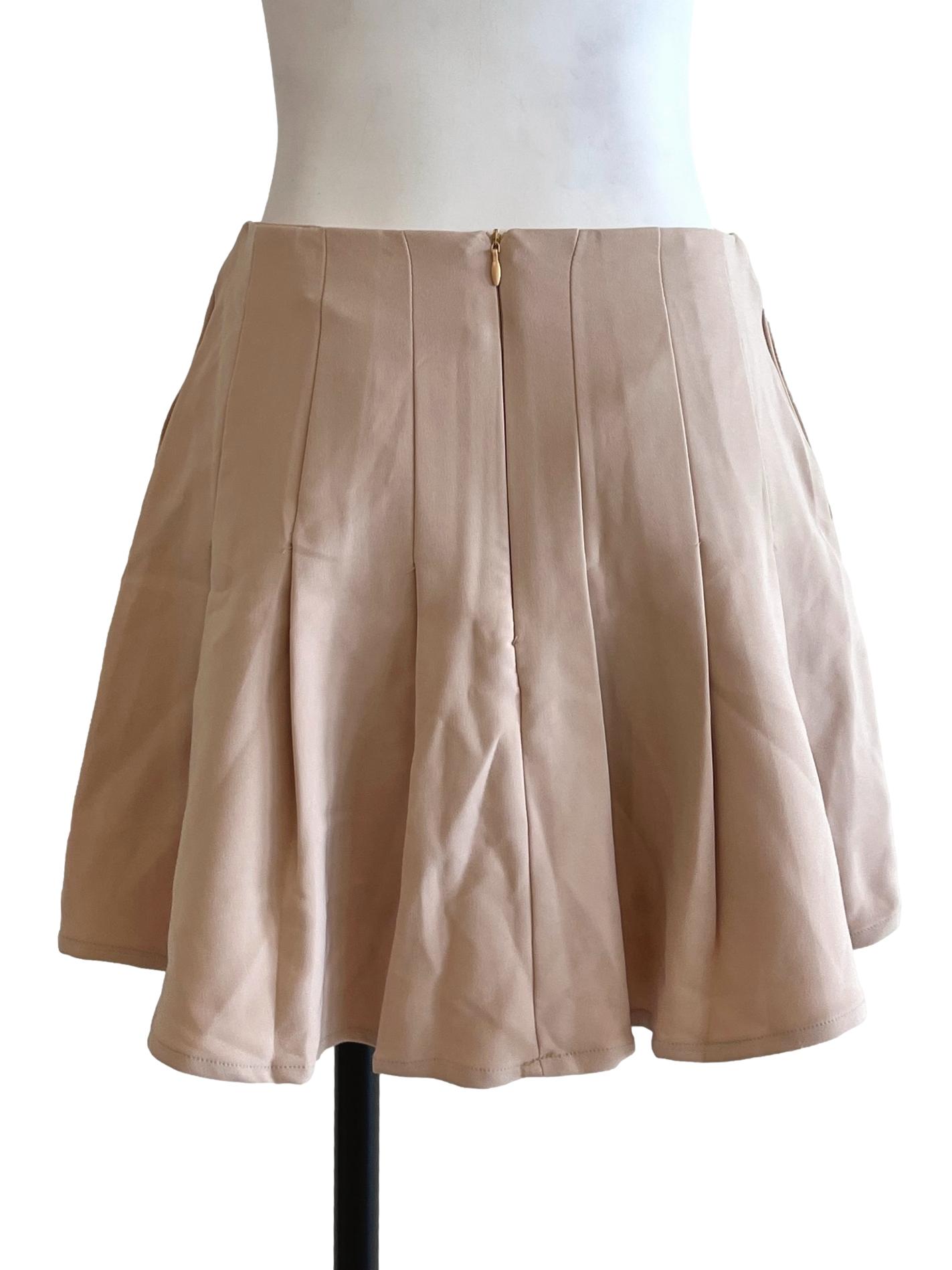 Tortilla Brown A-Line Skirt