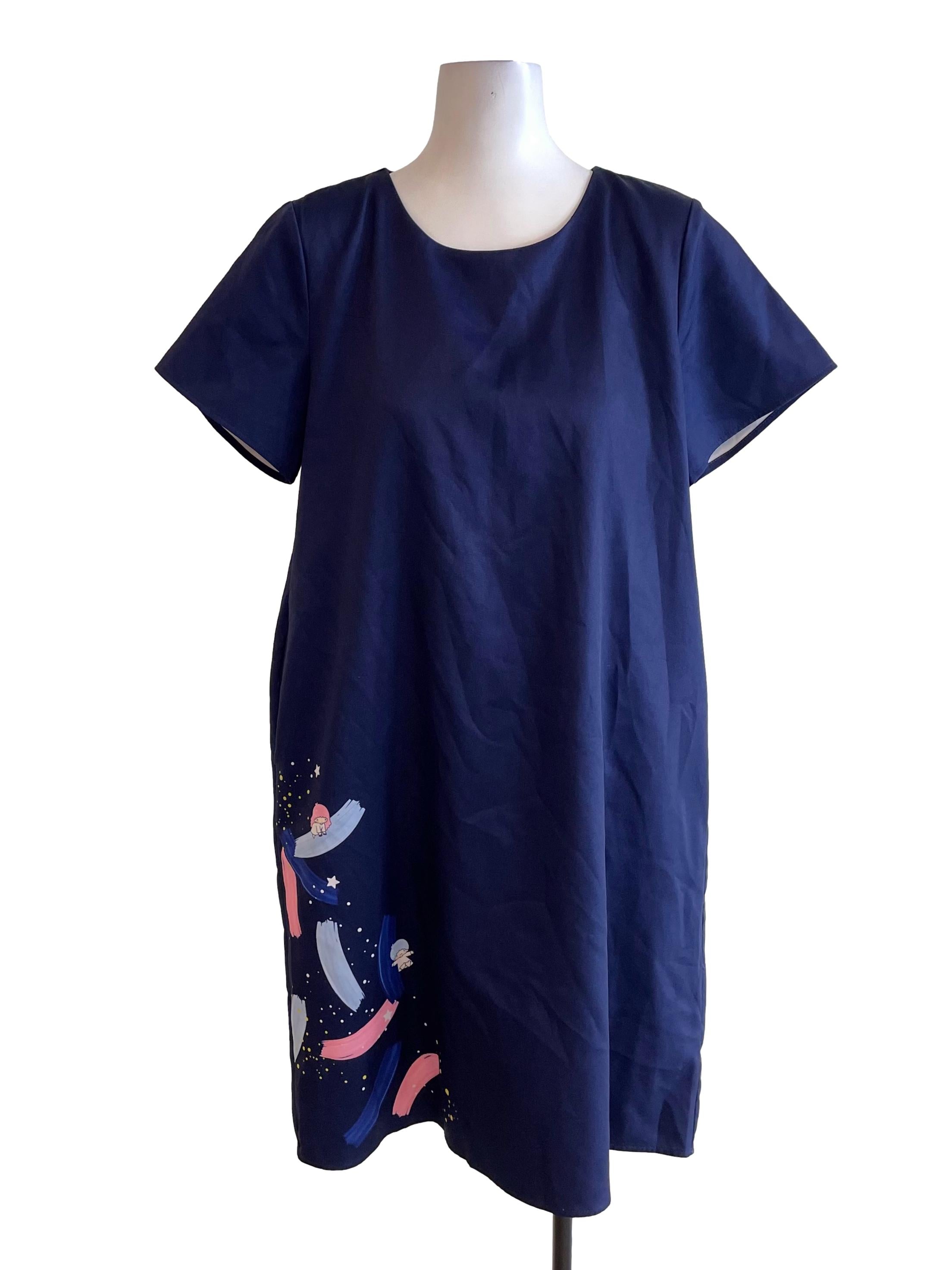 Indigo Blue Little Twin Stars Dress