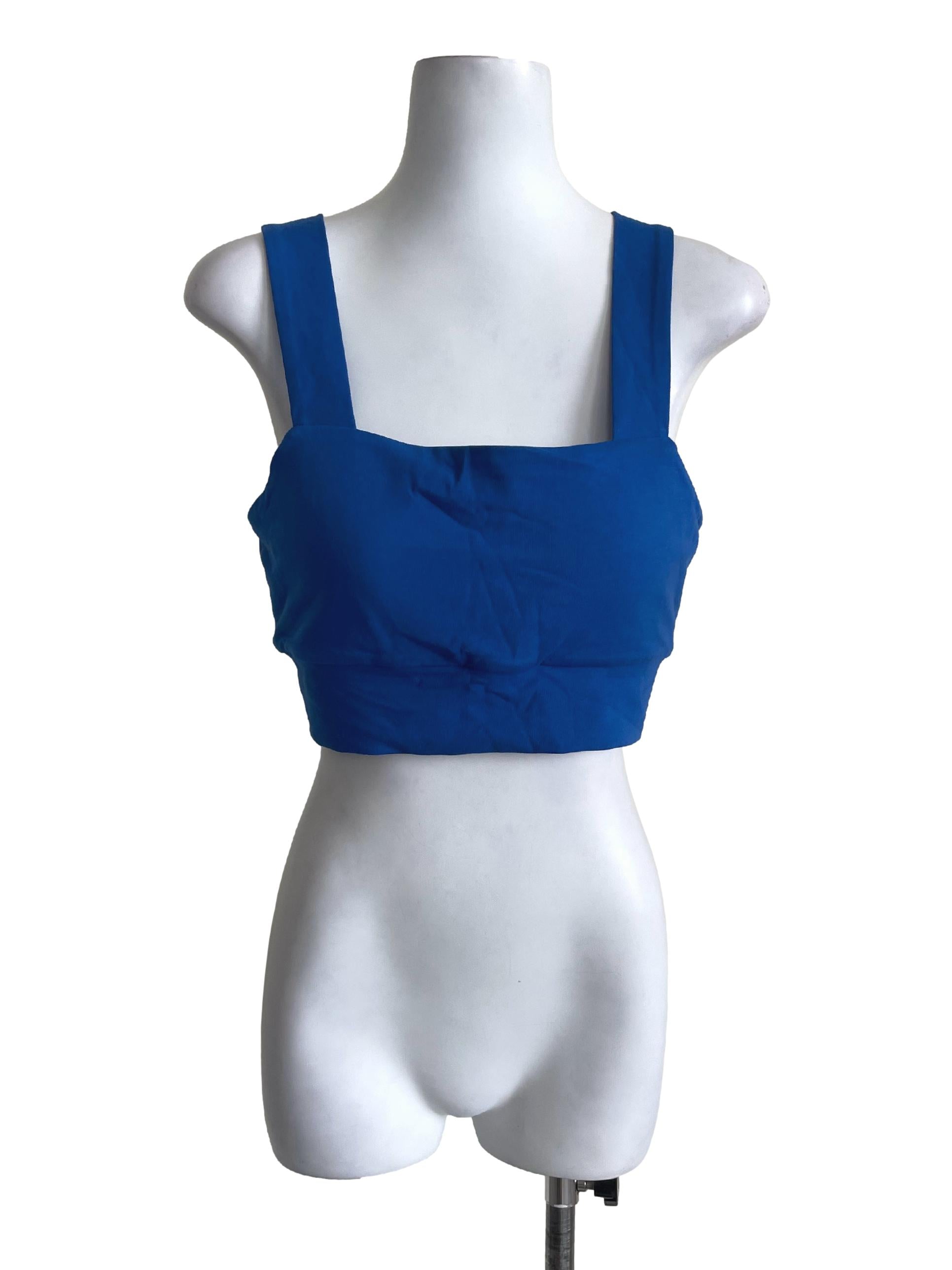 Royal Blue Padded Bra Top YHF