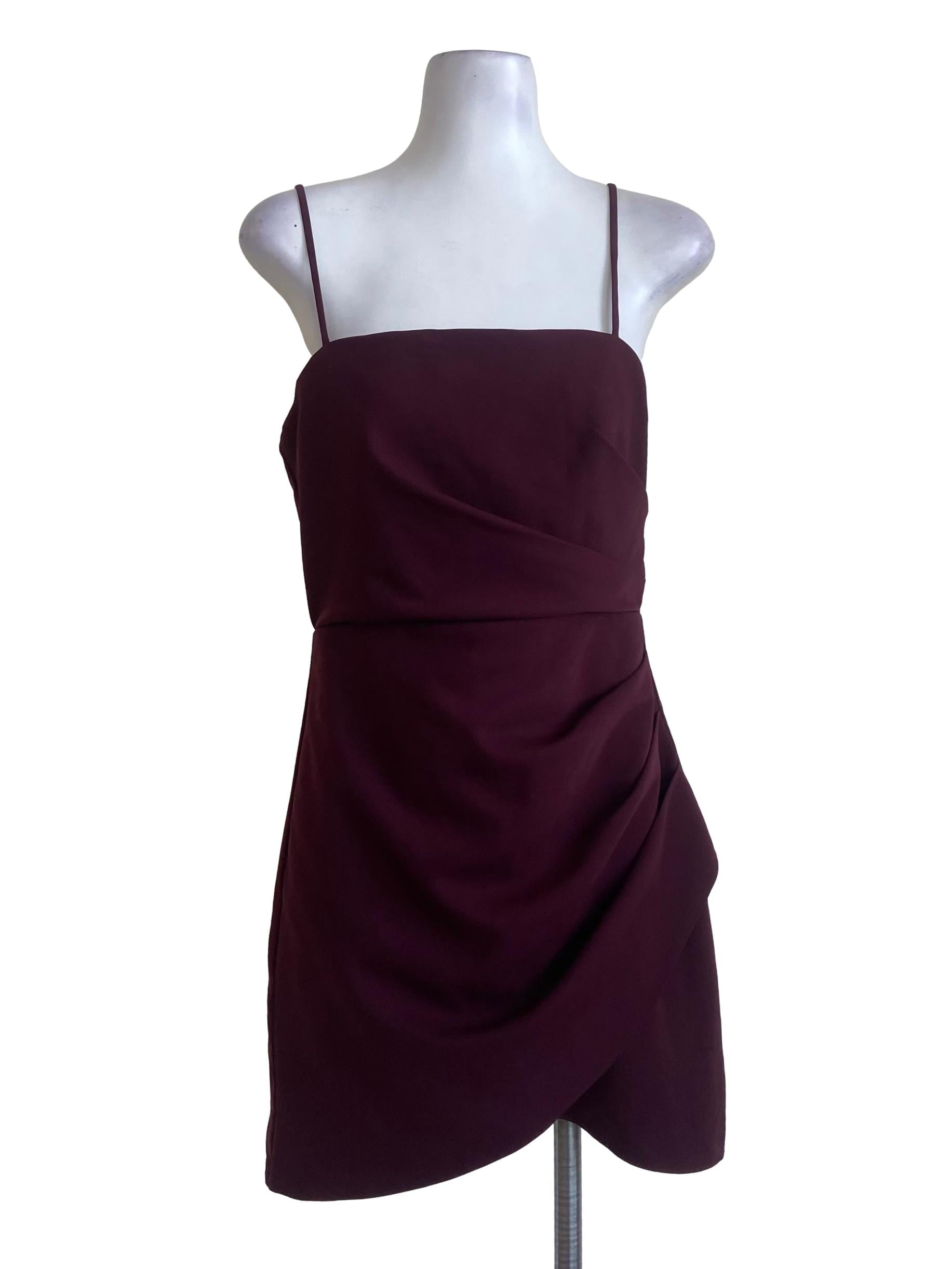 Jam Purple Sleeveless Twill Romper