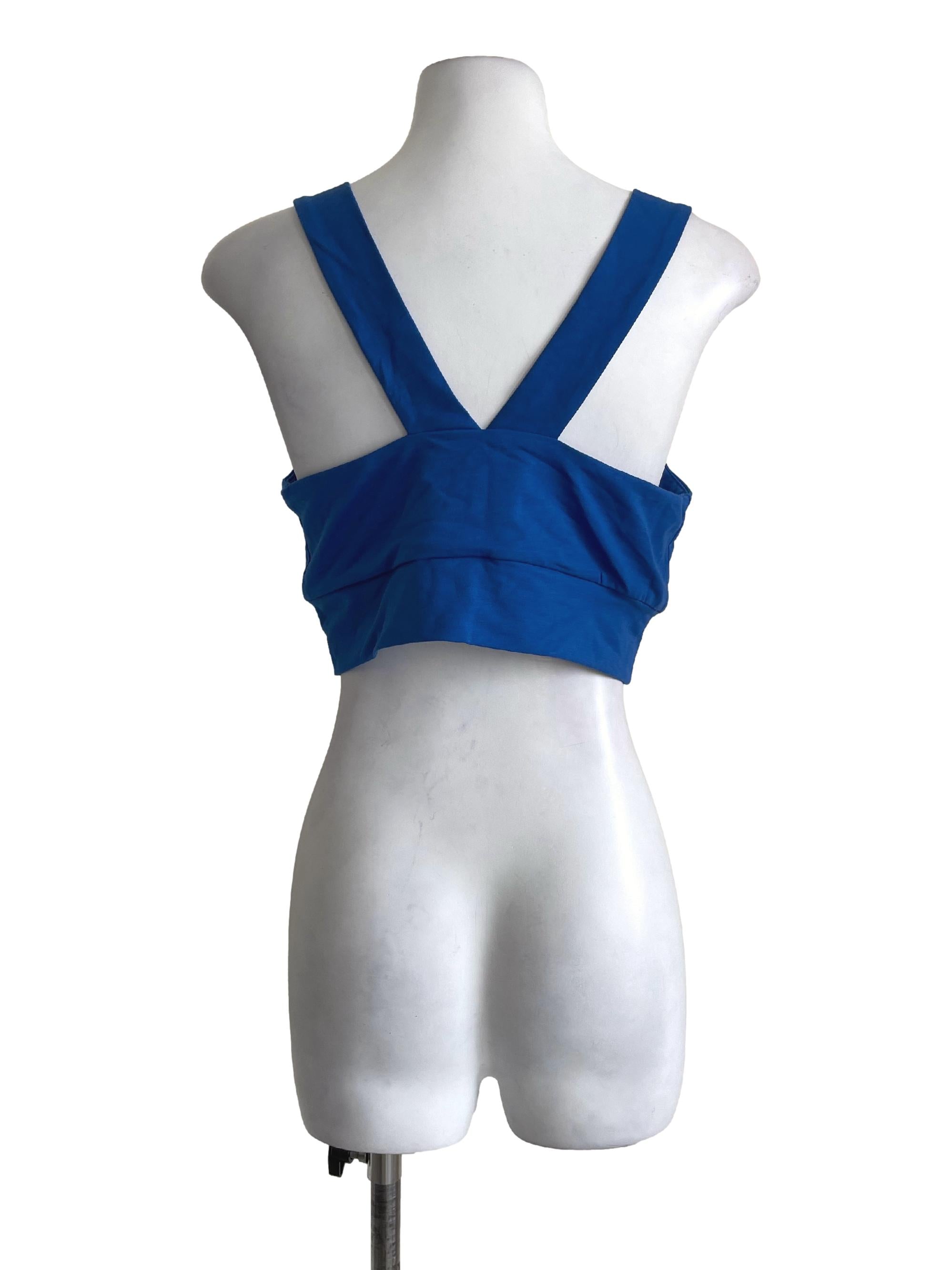 Royal Blue Padded Bra Top YHF