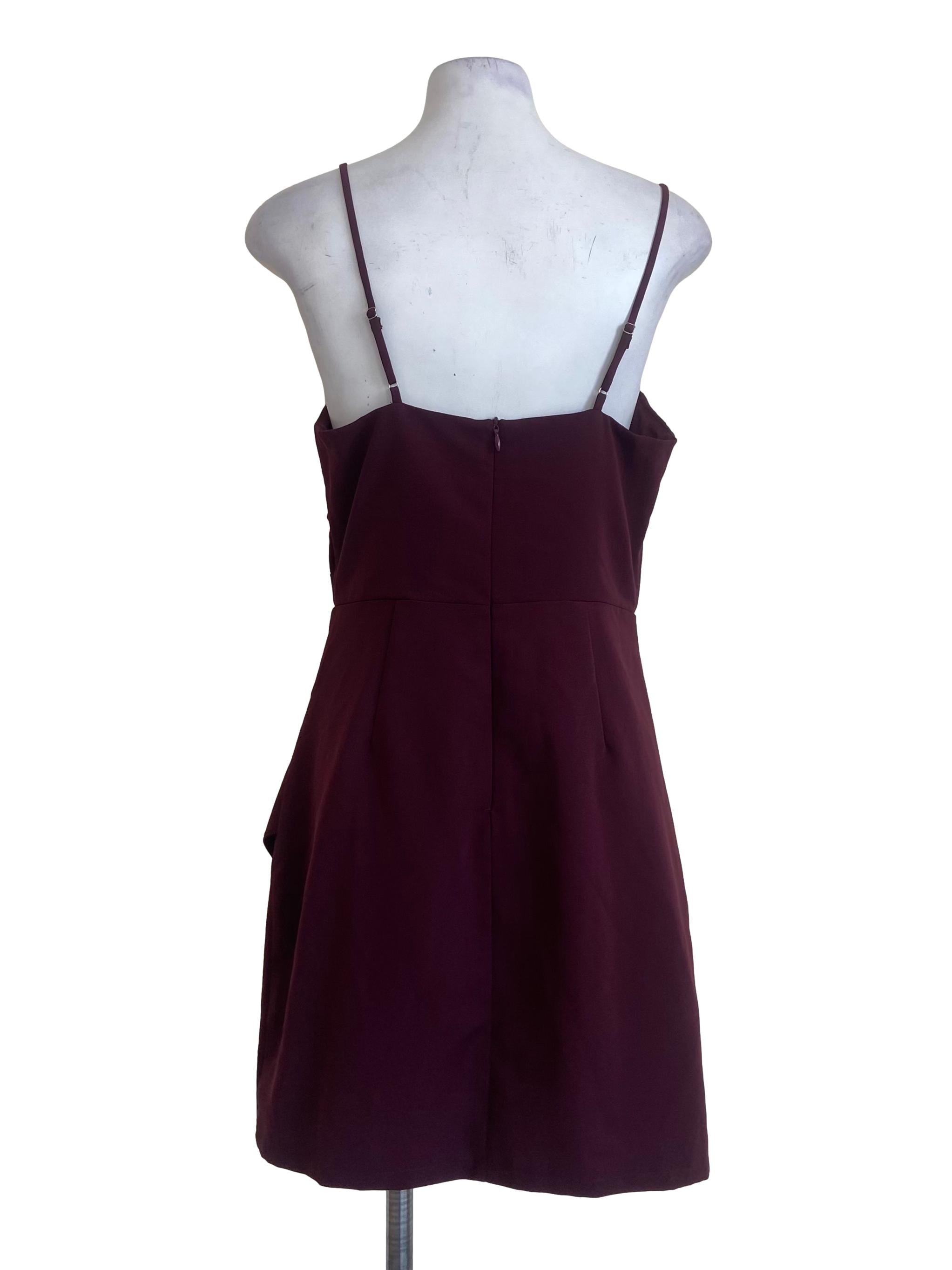 Jam Purple Sleeveless Twill Romper