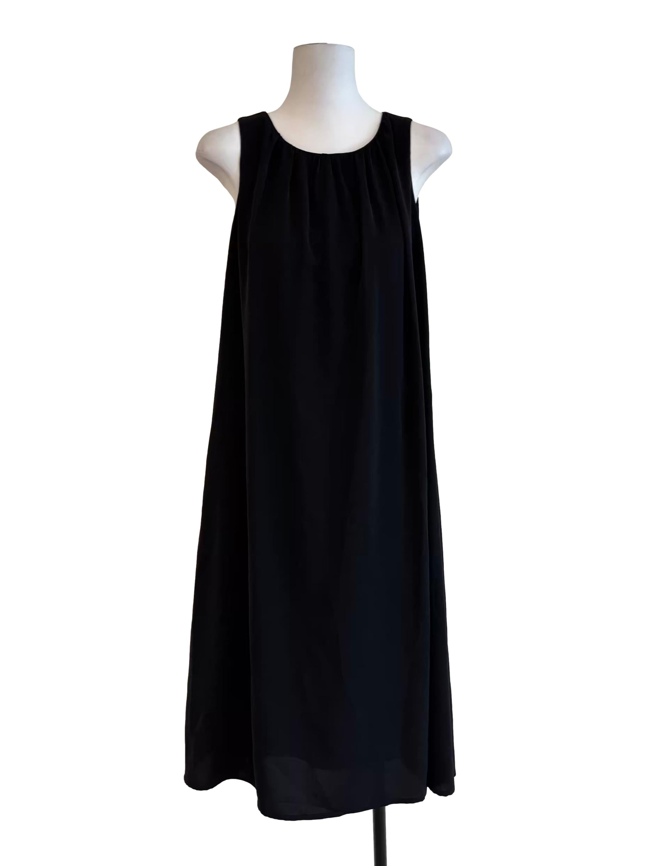 Parisian Black Sleeveless Shift Dress