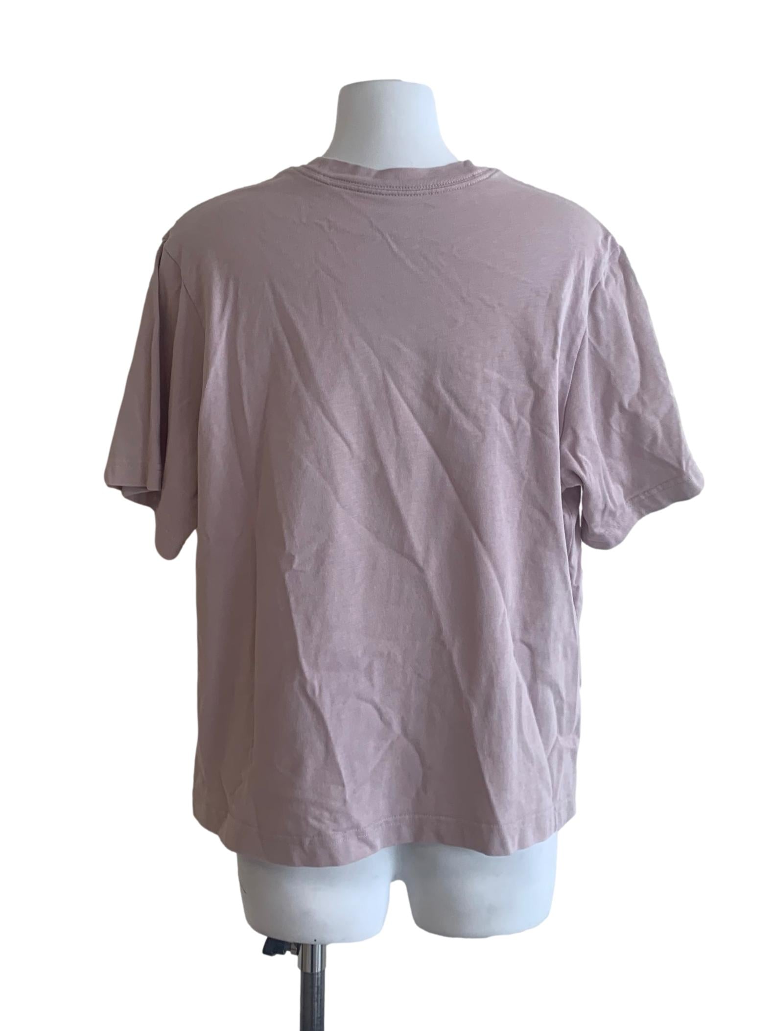 Heather Purple Round Neck Top