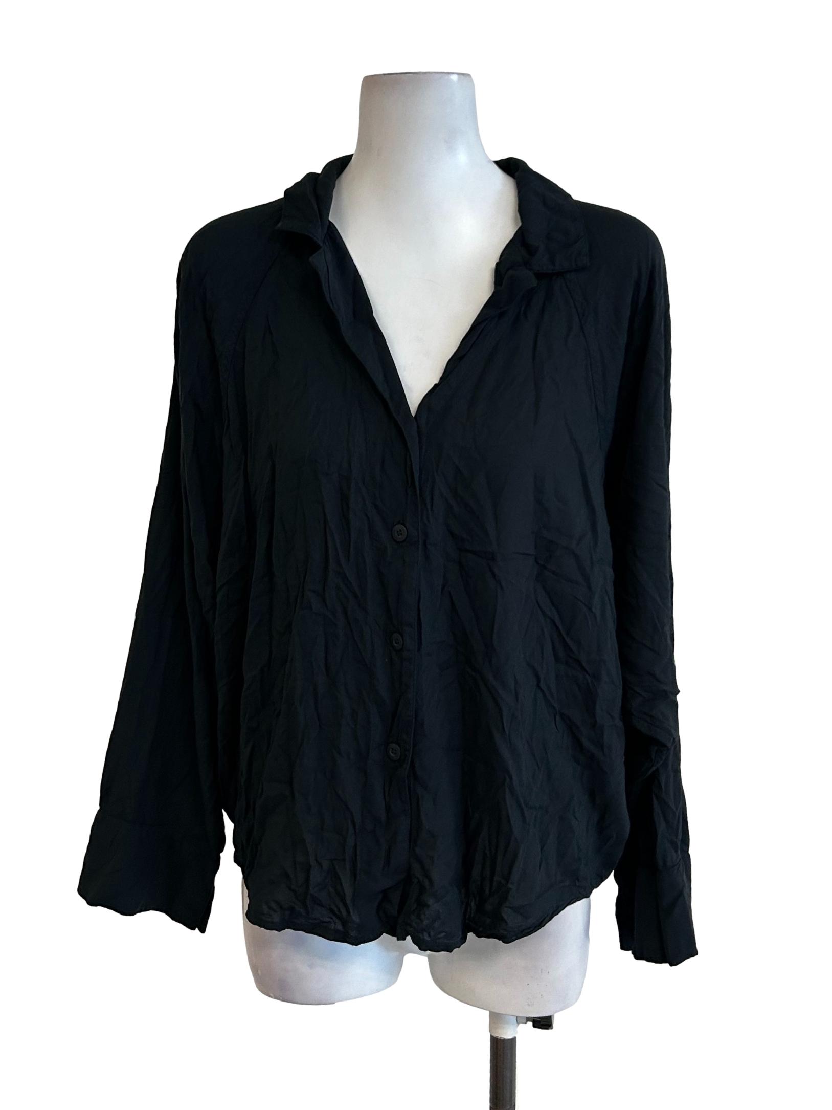 Siena Batwing Sleeve Shirt In Black CSN