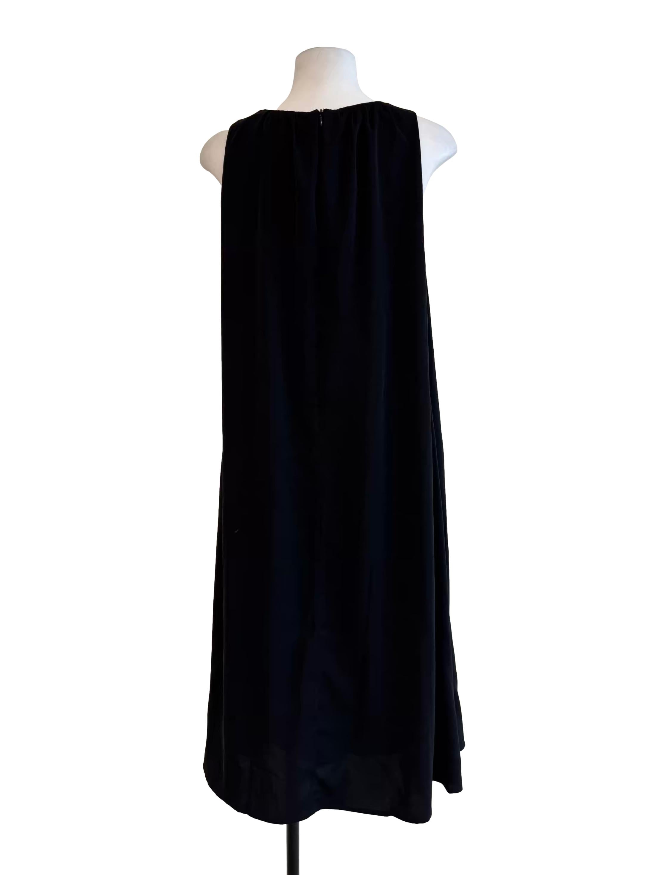 Parisian Black Sleeveless Shift Dress