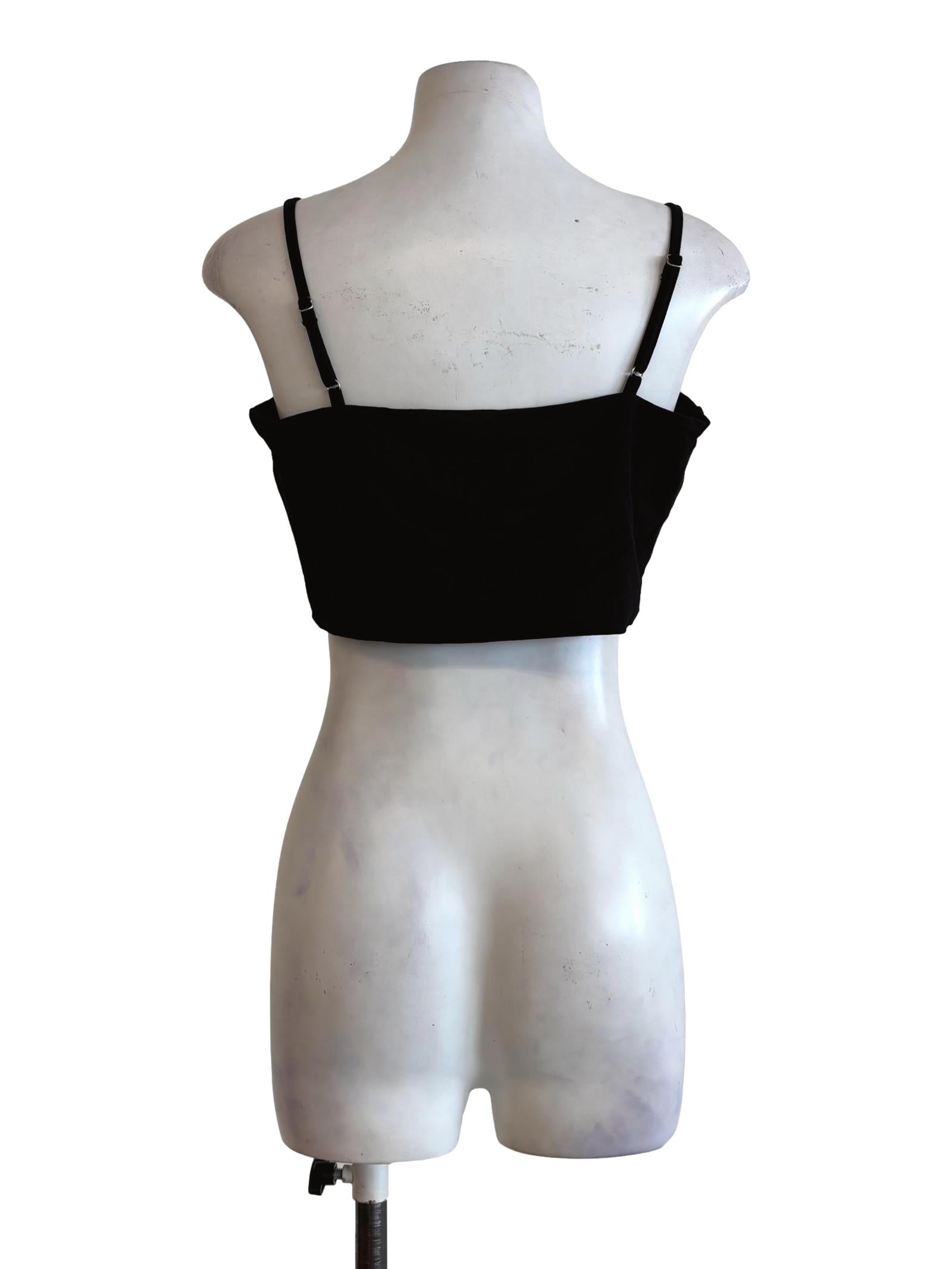 Night Black Spaghetti Strap Camisole