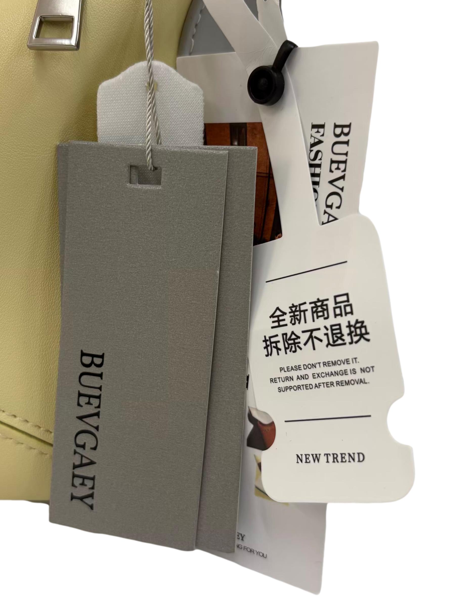 Pastel Yellow Loewe Puzzle Edge Shoulder Bag