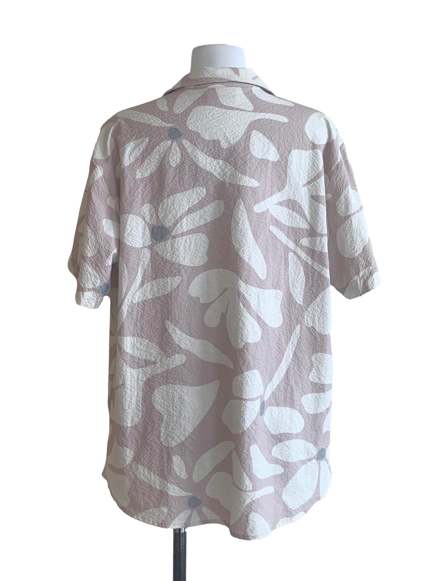 Periwinkle Purple Flower Pattern Top
