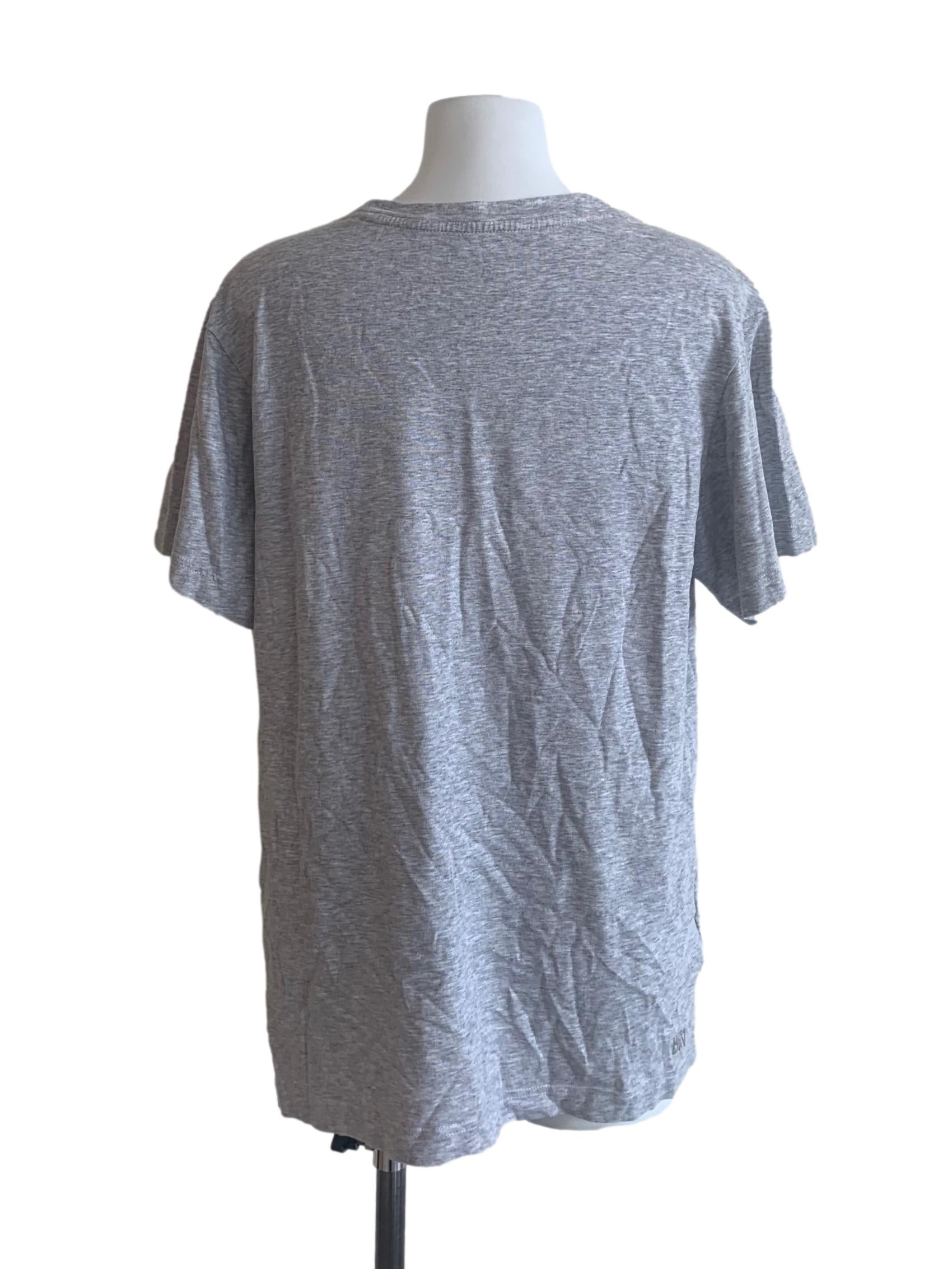 Smoke Grey Round Neck Top