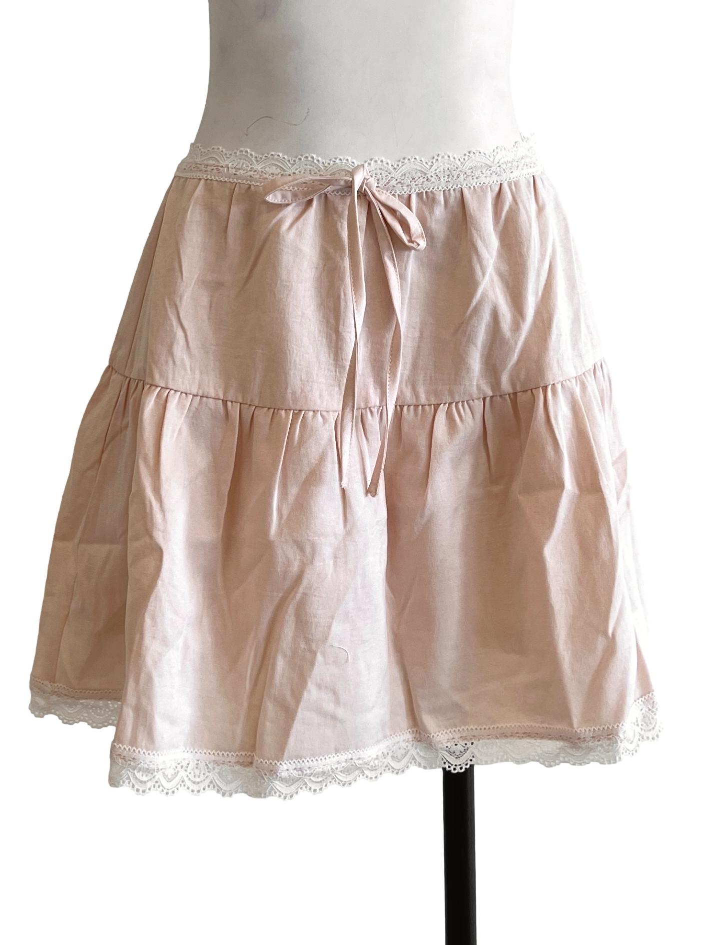 Coconut White A-Line Skirt