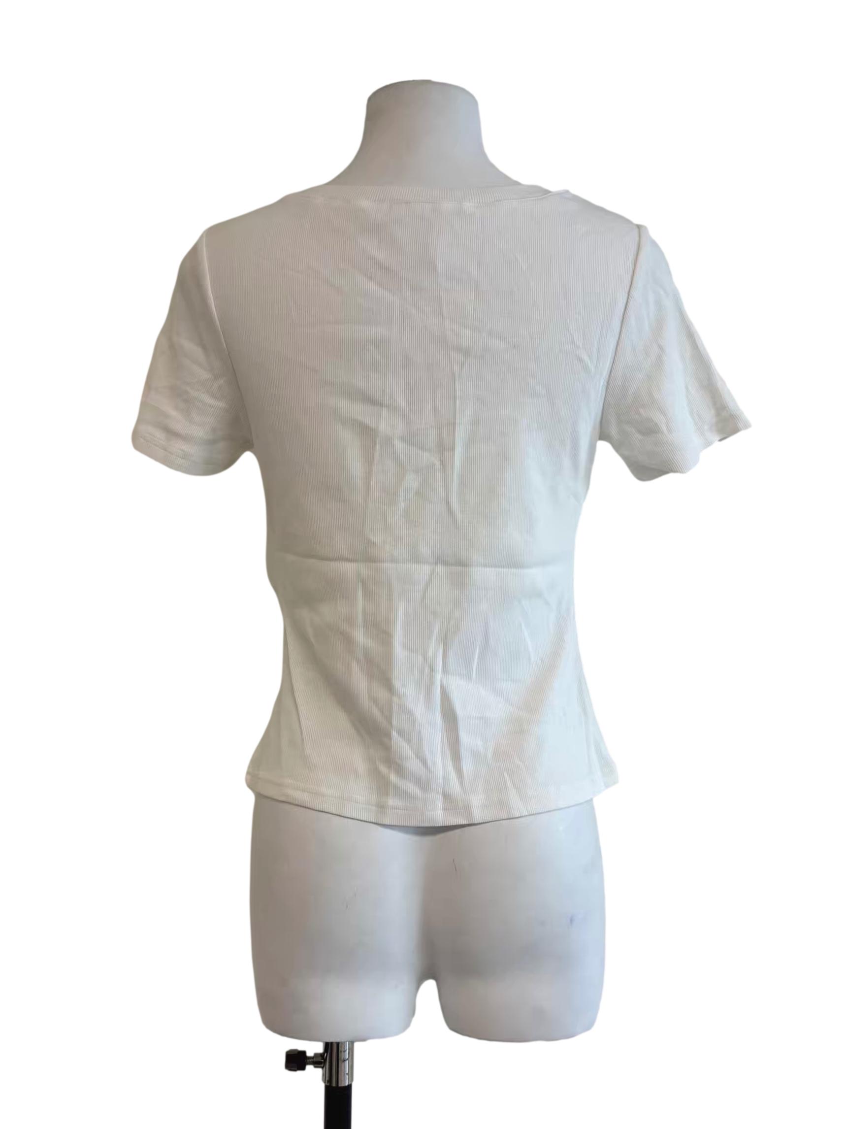 Cotton White Padded Tank Top