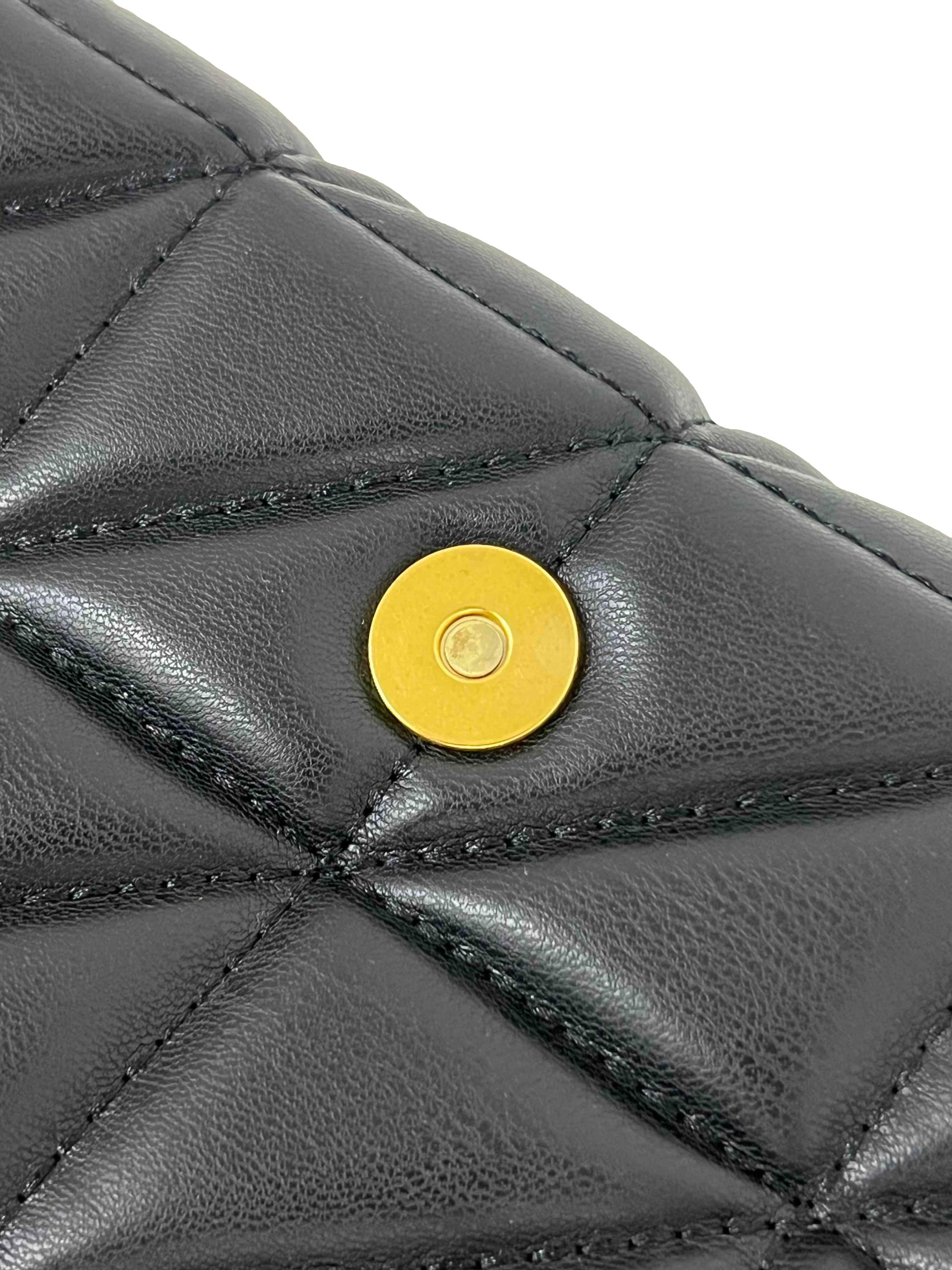 Black Quilted Handbag