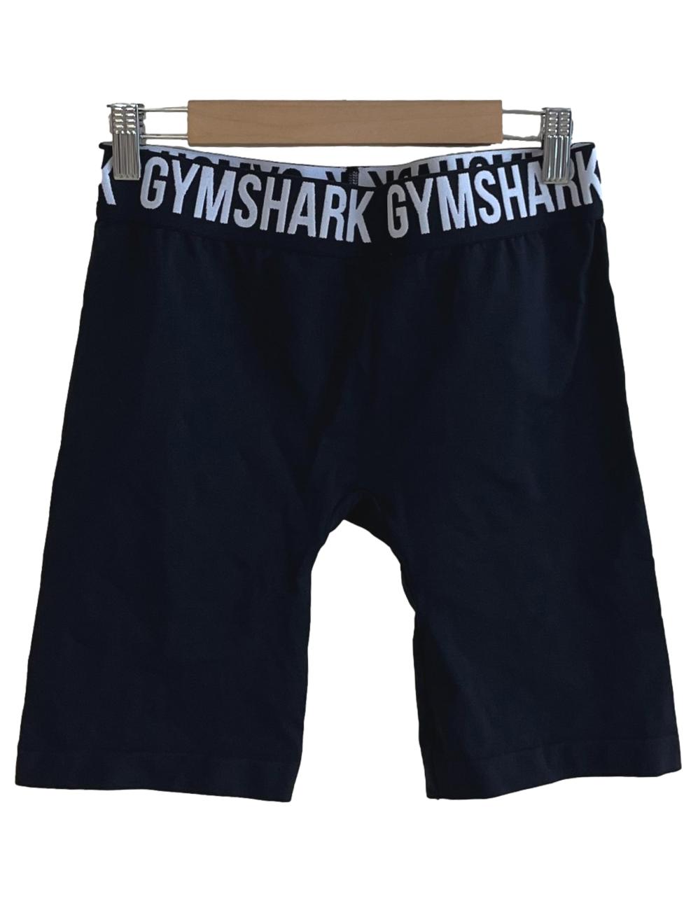 Black Logo Band Bike Shorts