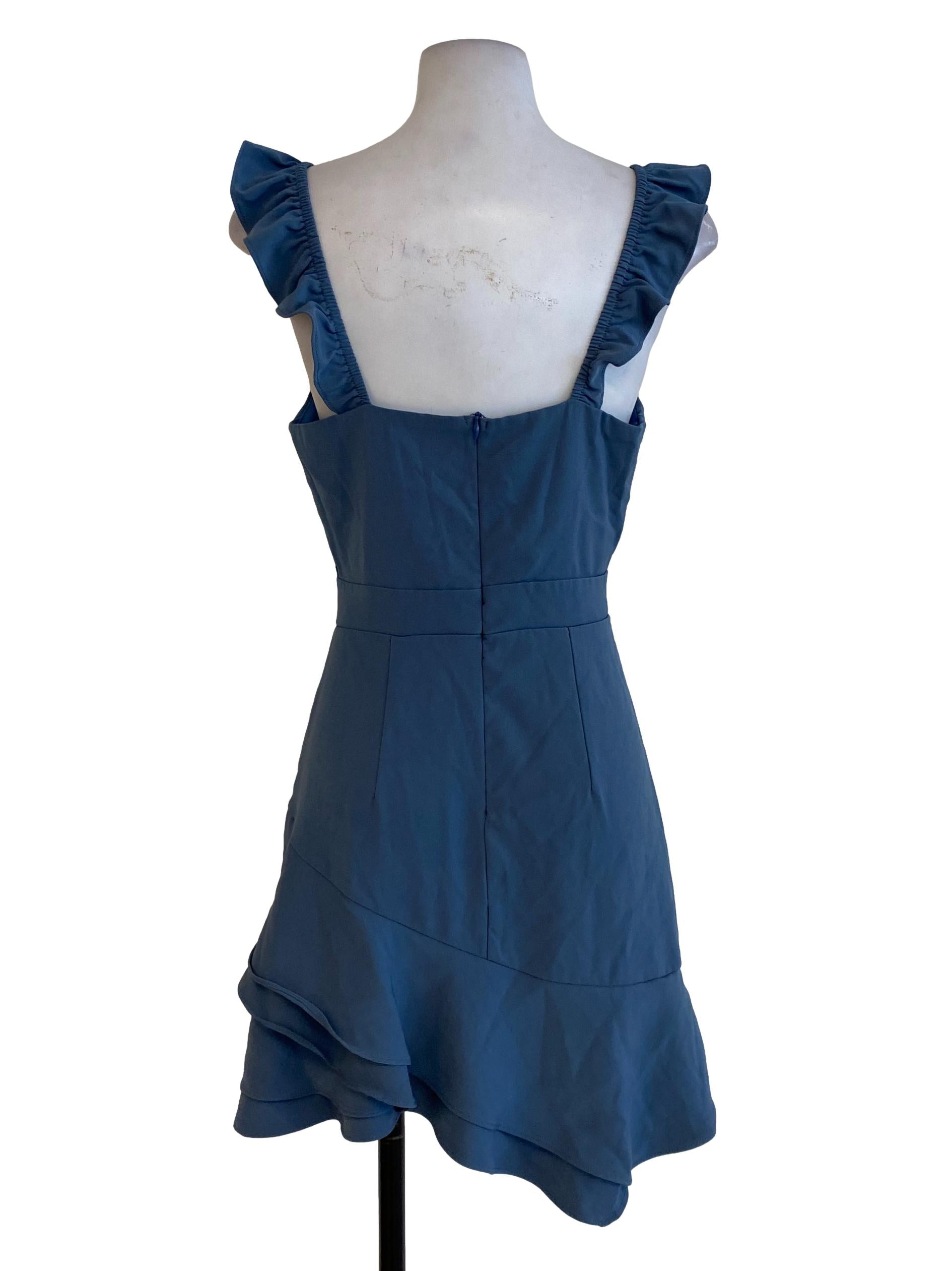 Dusty Blue Sweetheart Dress