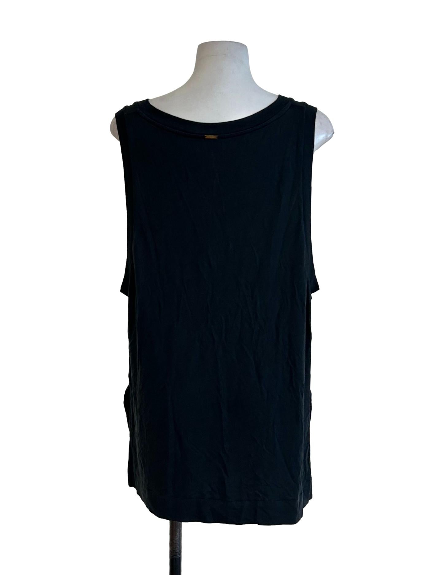 Cusco Tank Top In Black Sand CSN