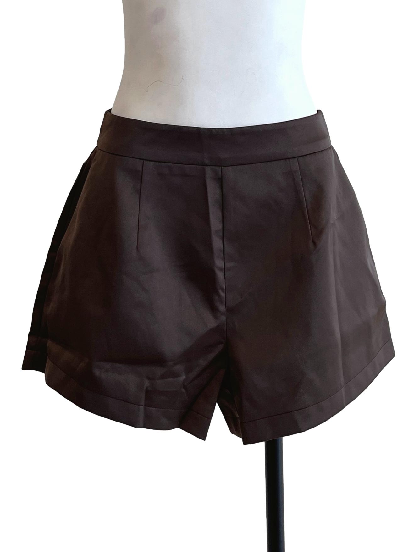 Walnut Brown Short Pants
