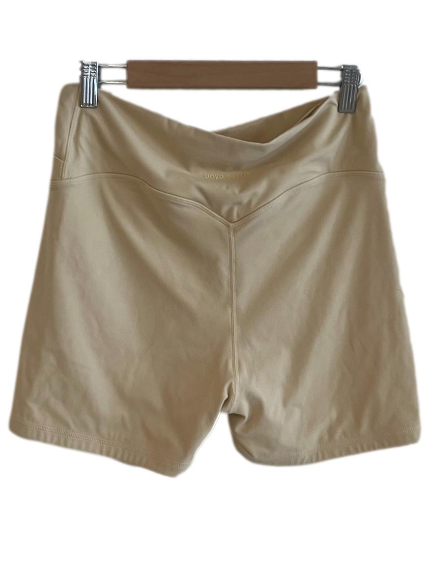 Buttermilk Yellow High-Waisted Shorts