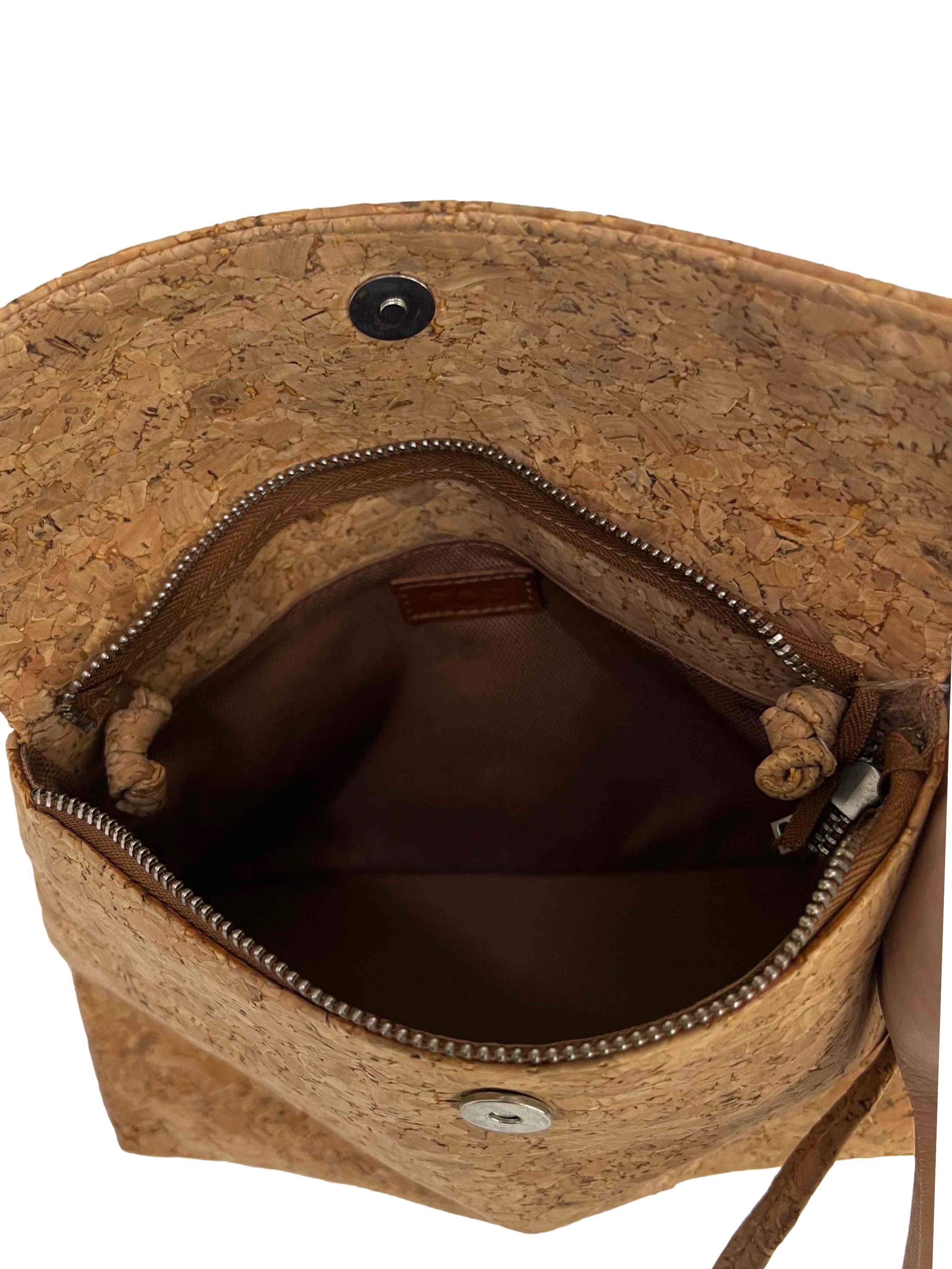 Brown Cork Clutch
