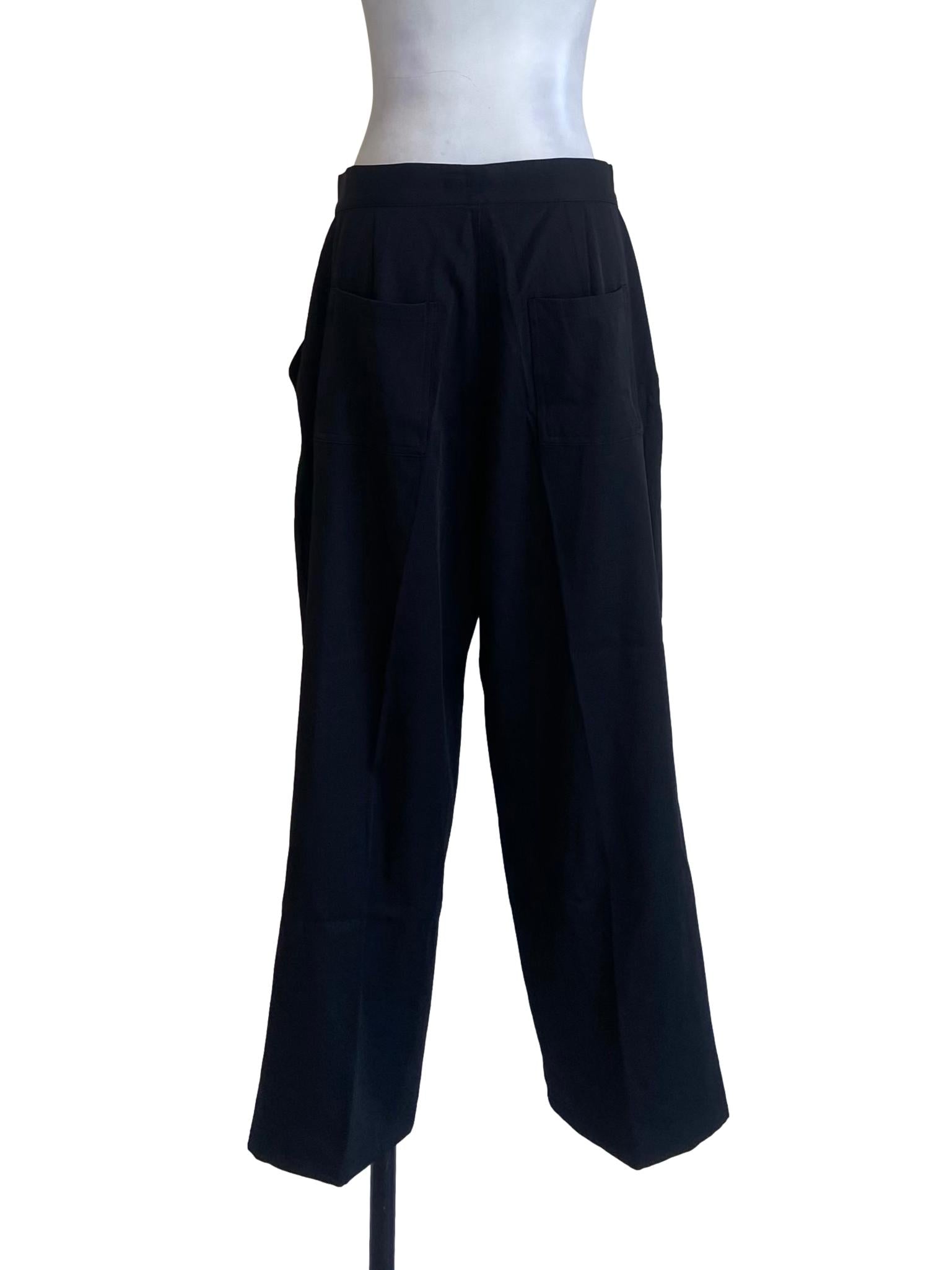Black Twill Formal Pants