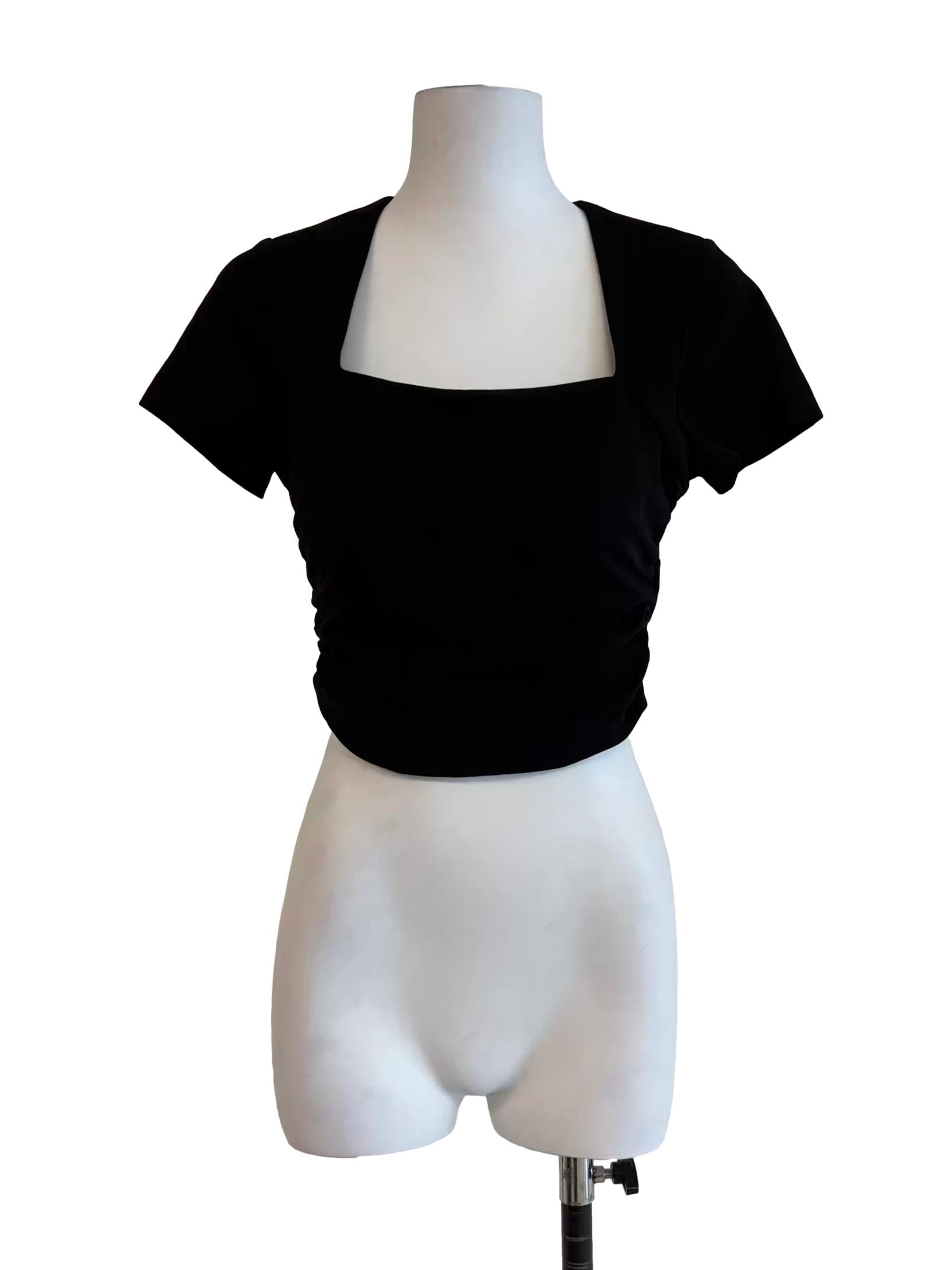 Rich Black Padded Tank Top