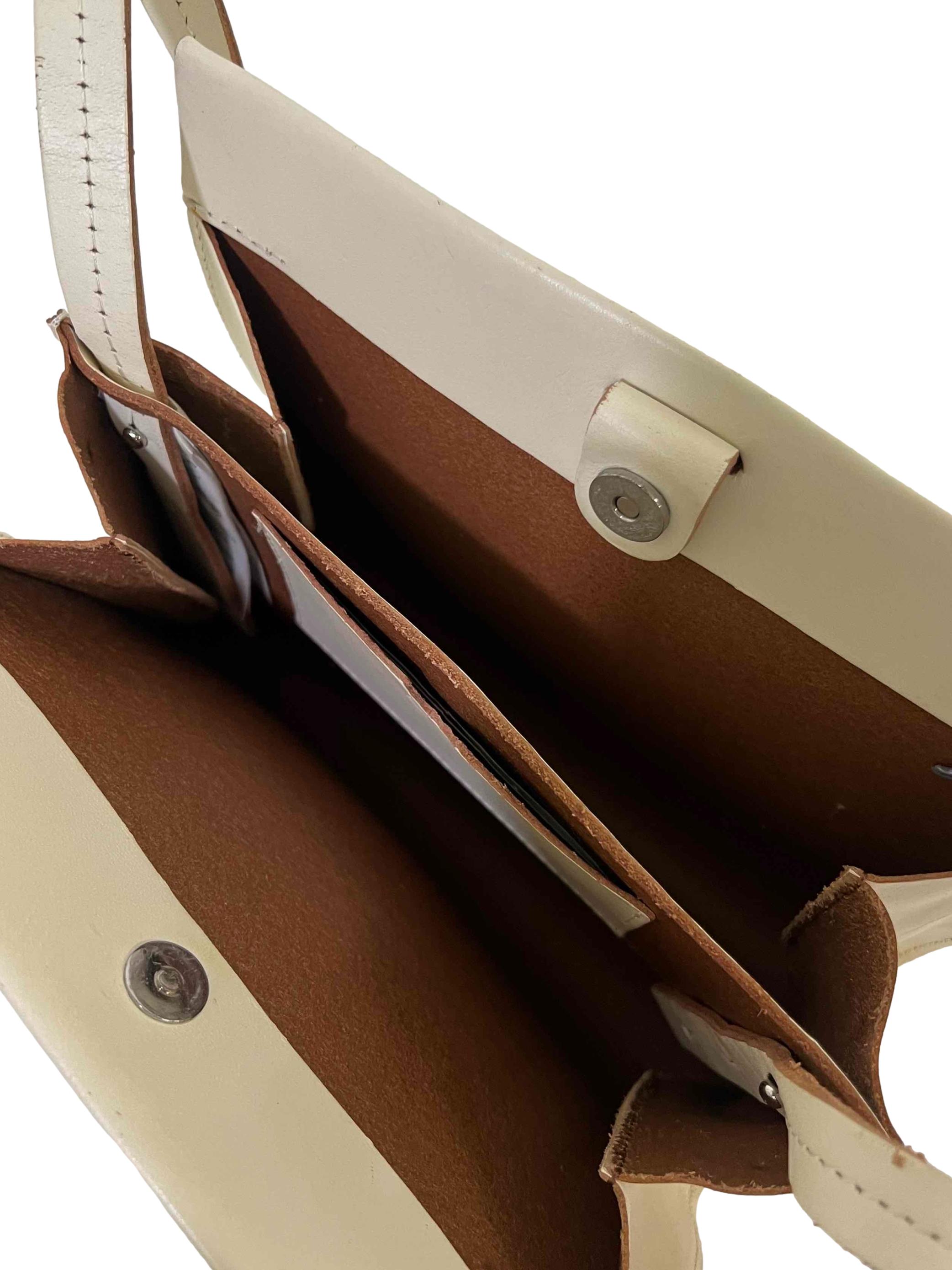 Cream Crossbody Bag