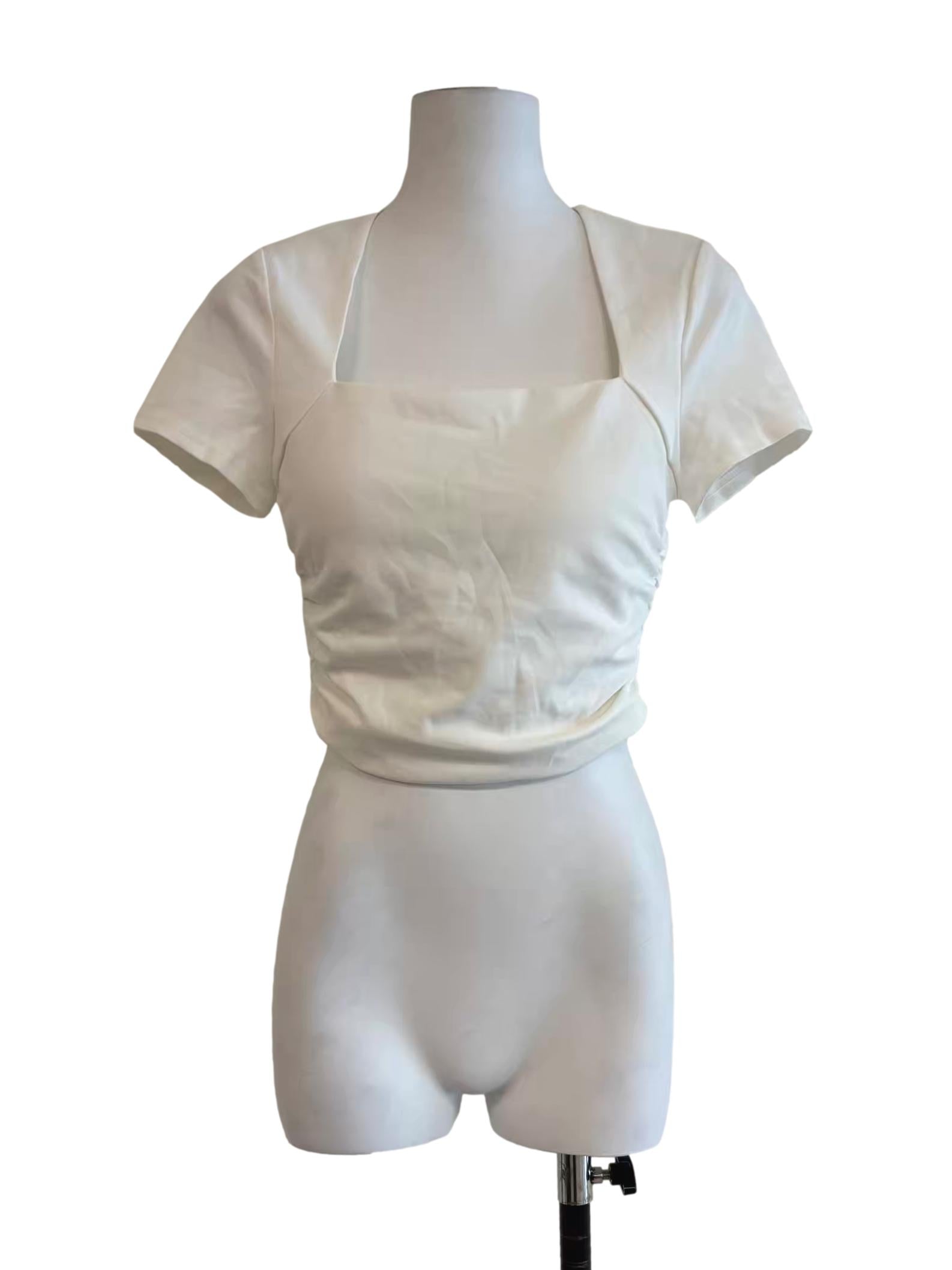 Powder White Padded Tank Top