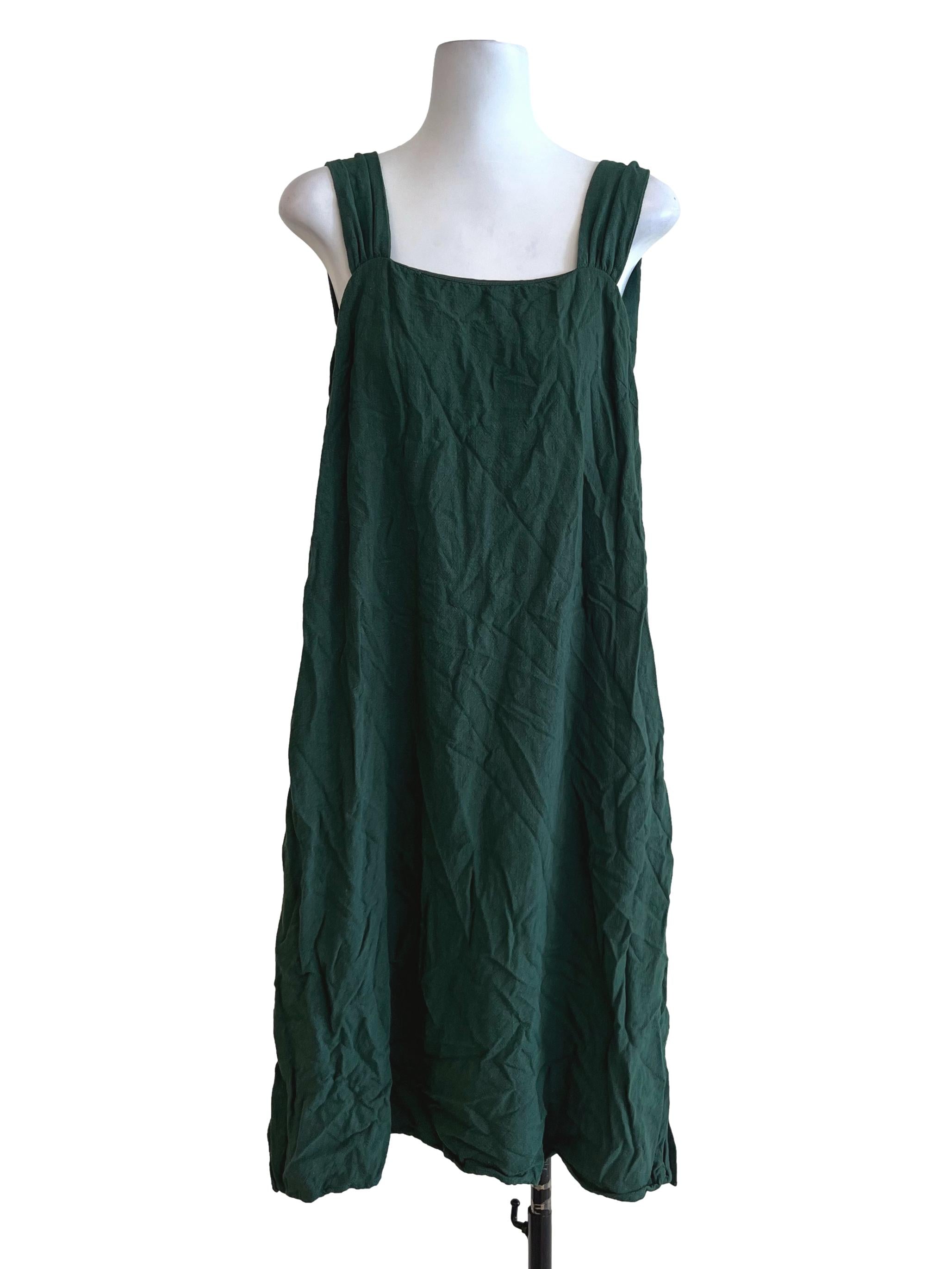 Green Sleeveless Dress
