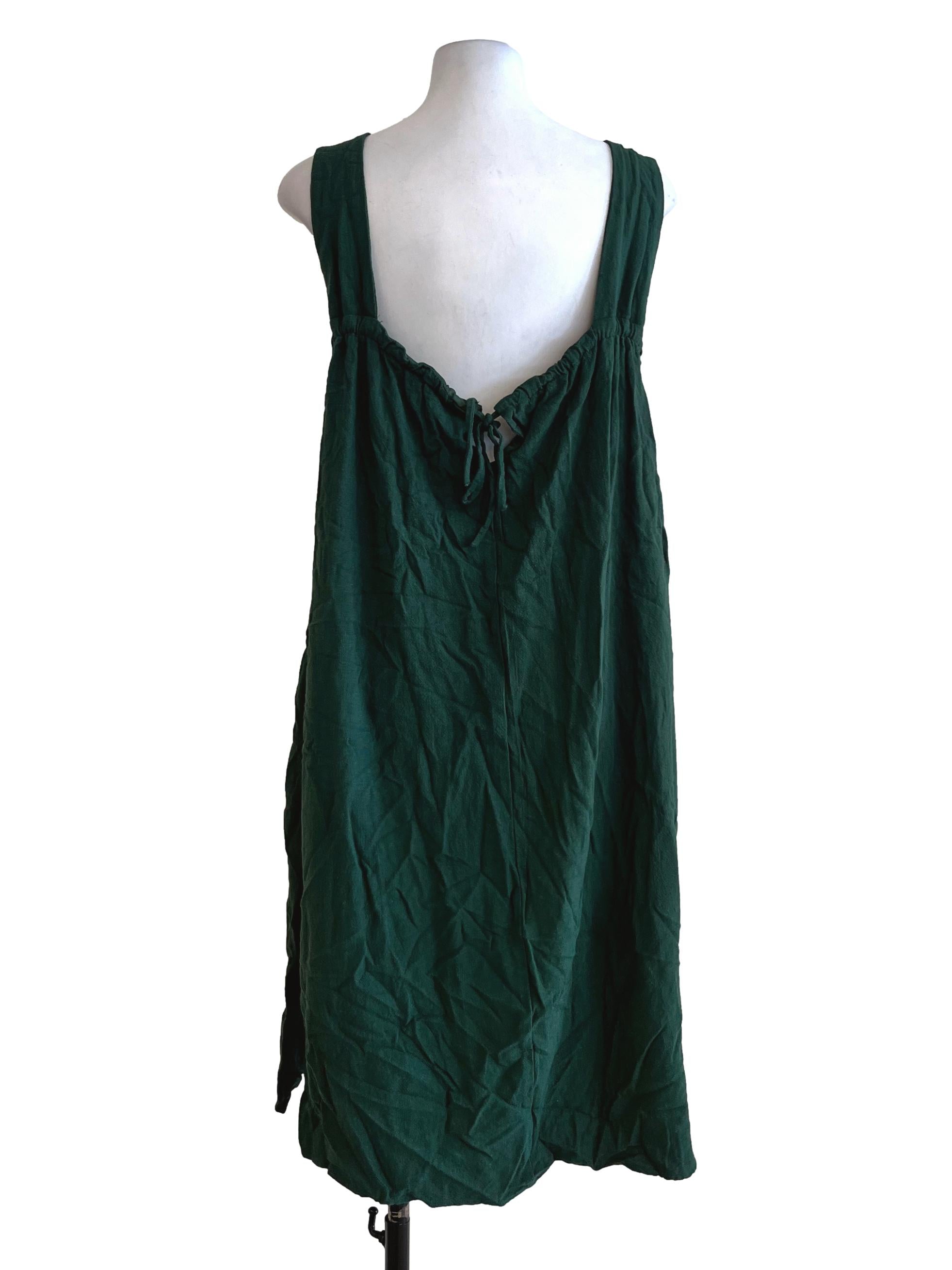 Green Sleeveless Dress