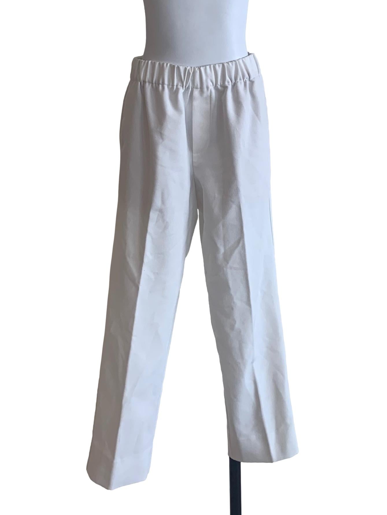Pearl White Formal Pants