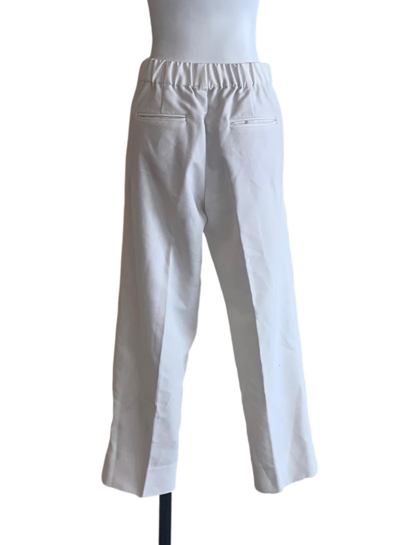 Pearl White Formal Pants