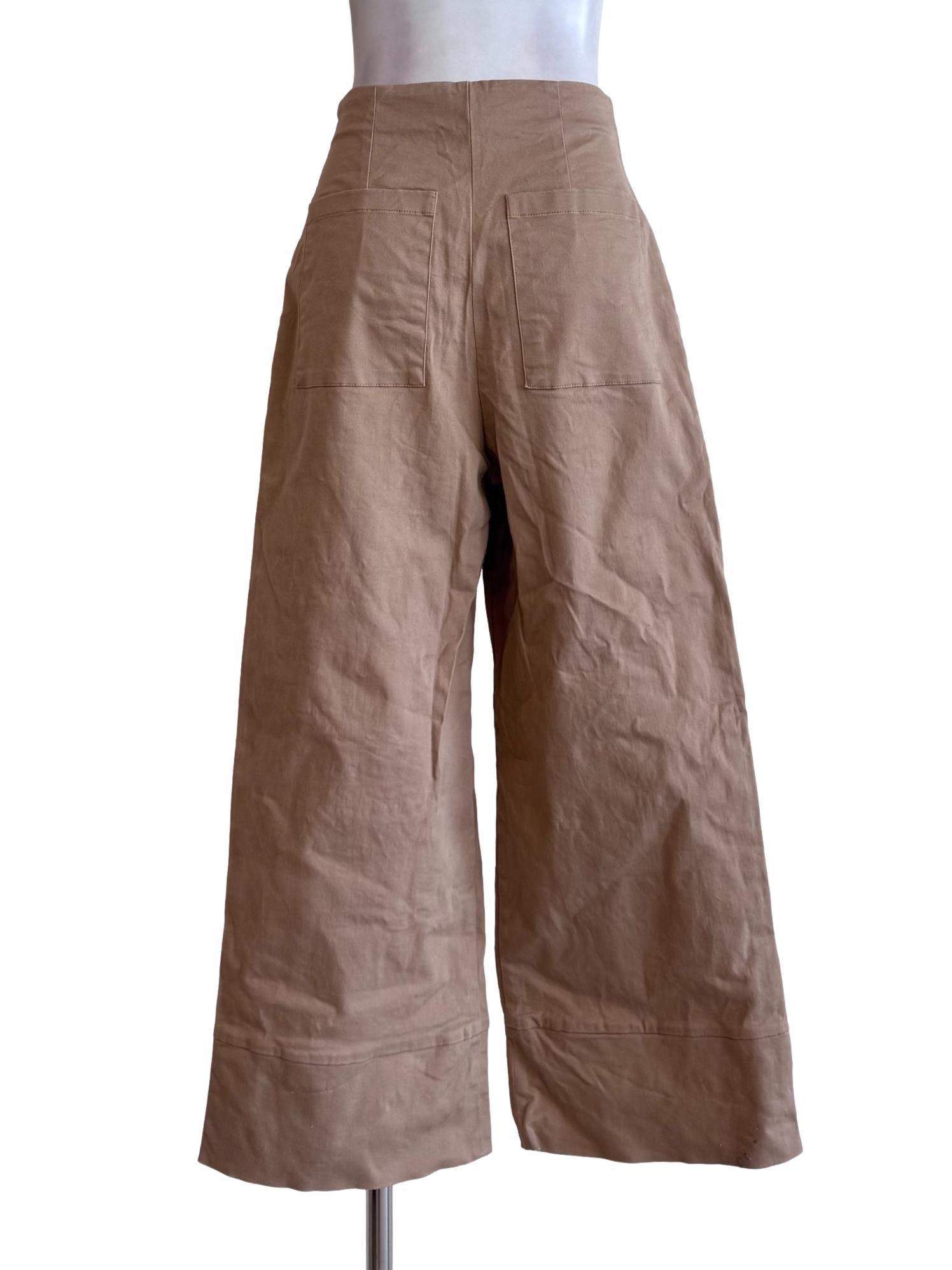 Tortilla Brown Wide Leg Long Pants LB