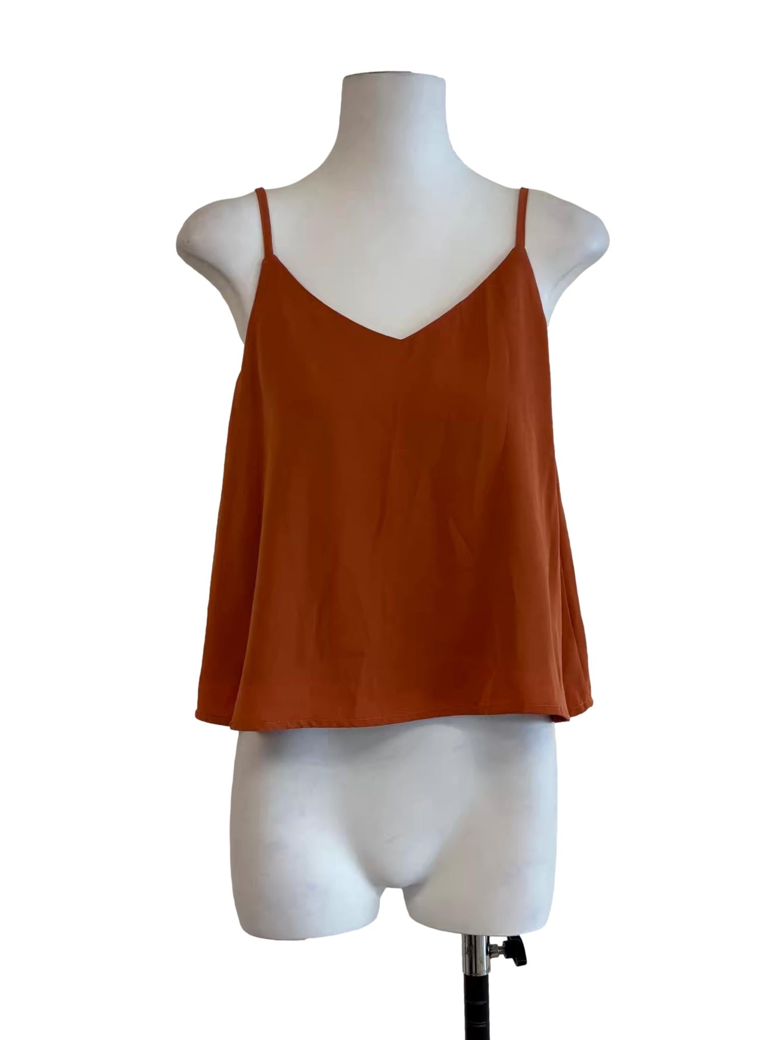 Tangerine Orange Camisole Top