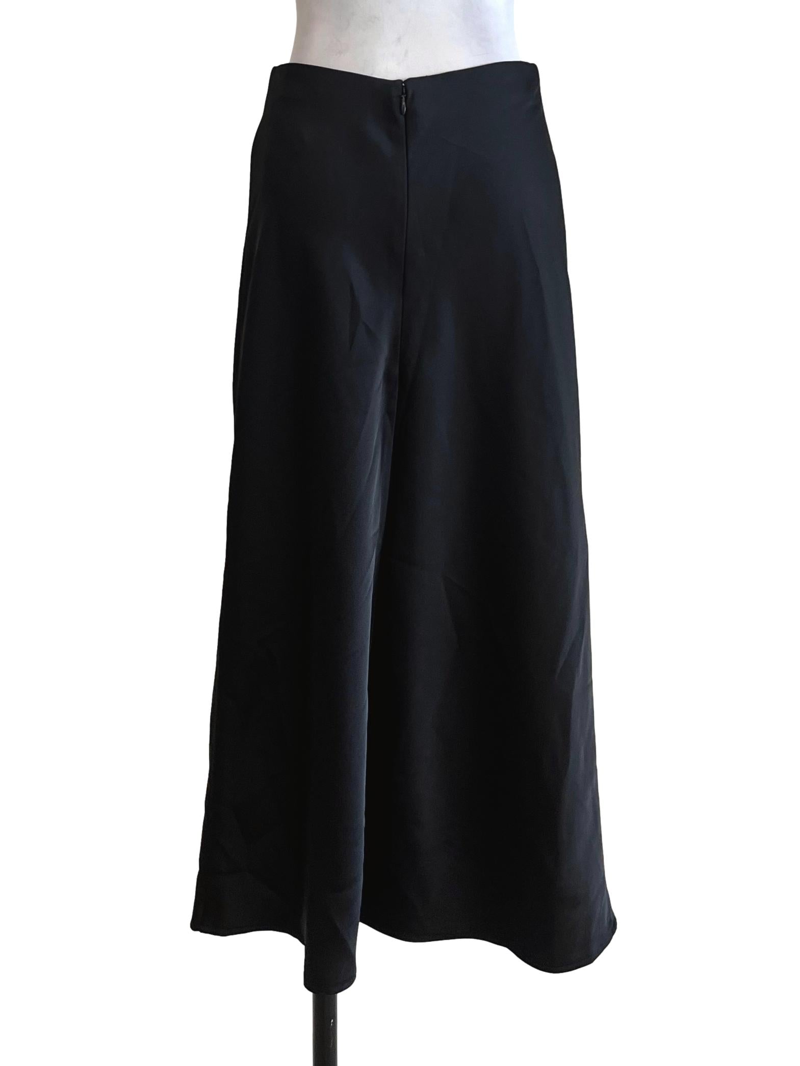 Black Silk Skirt LB