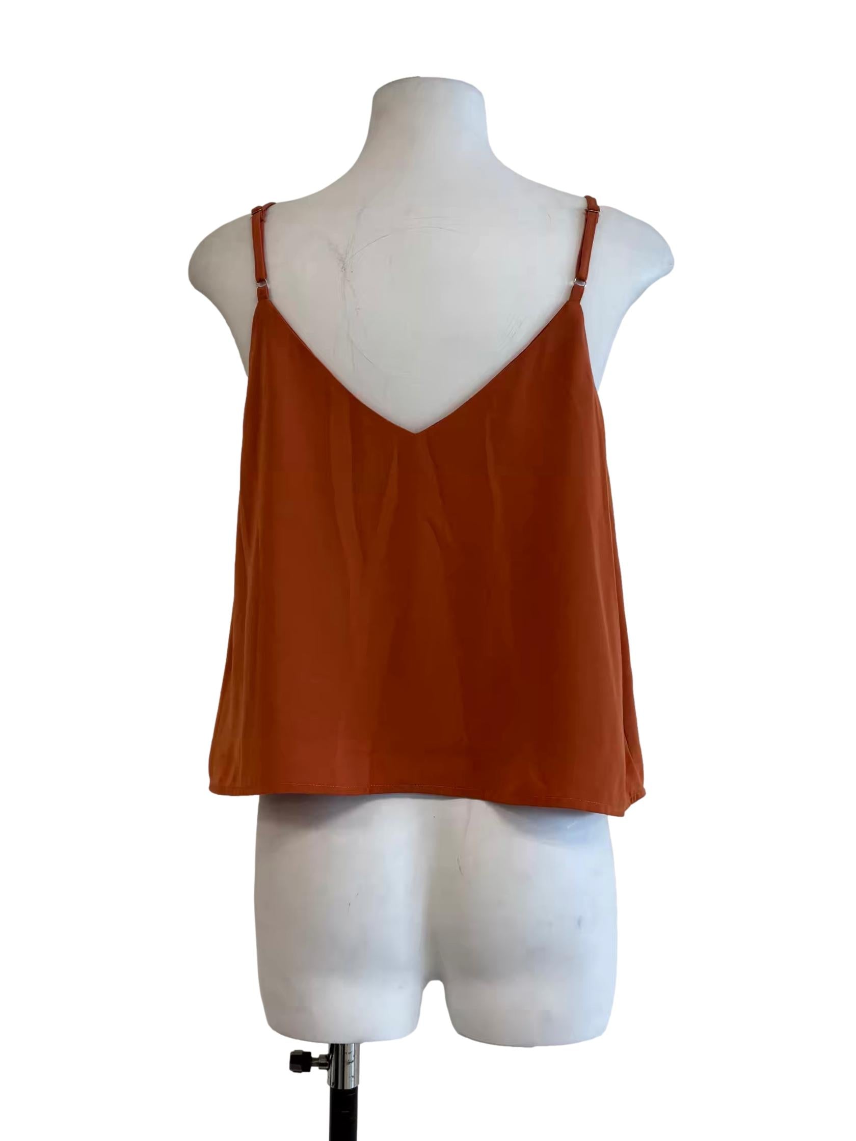 Tangerine Orange Camisole Top
