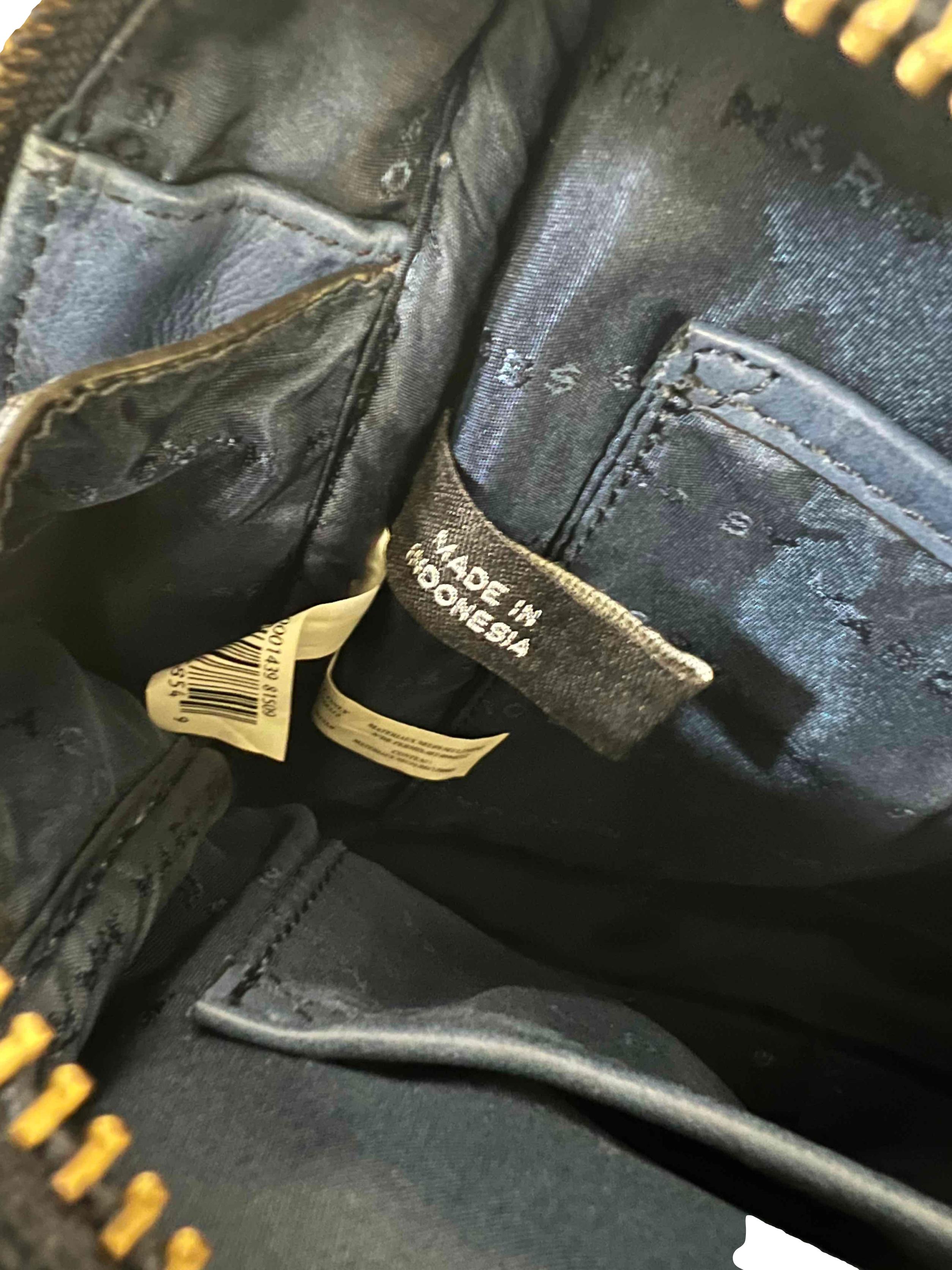 Blue Plaid Fuzzy Handbag