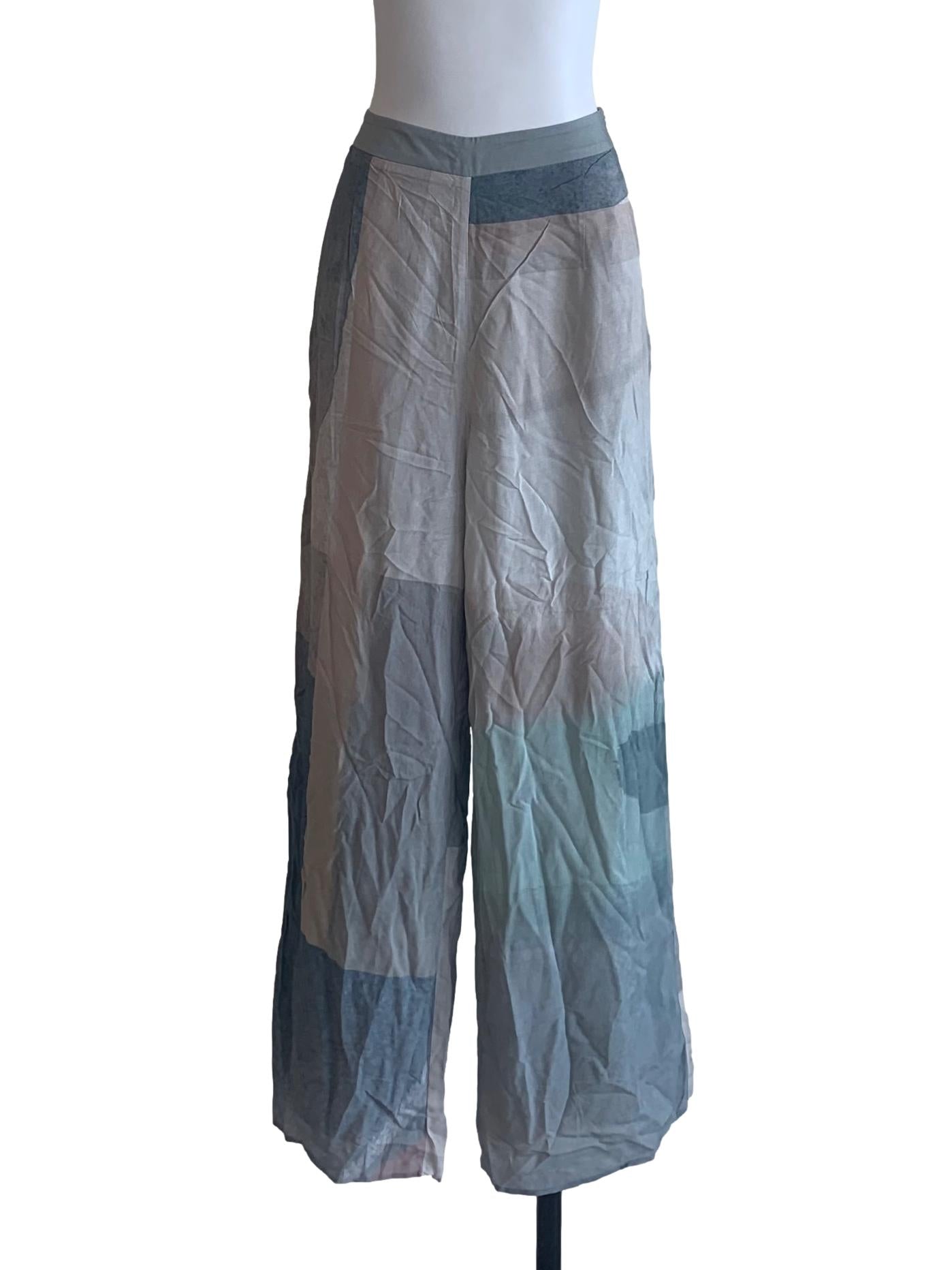 Blue Frame Relaxed Full-Length Pants OSN