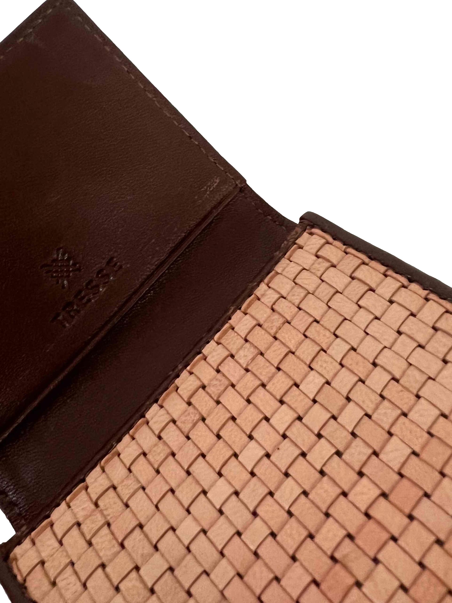 Brown Woven Wallet