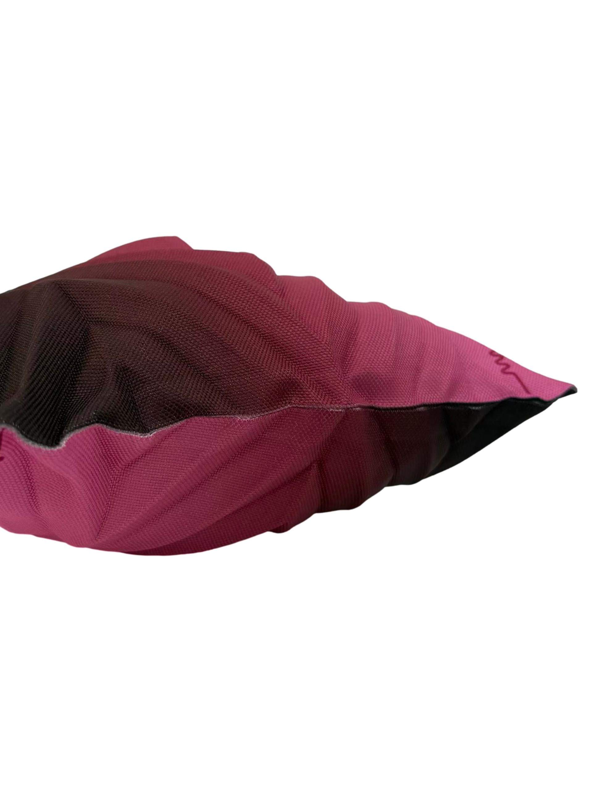 Pink Gradient Make Pleat Crossbody Bag