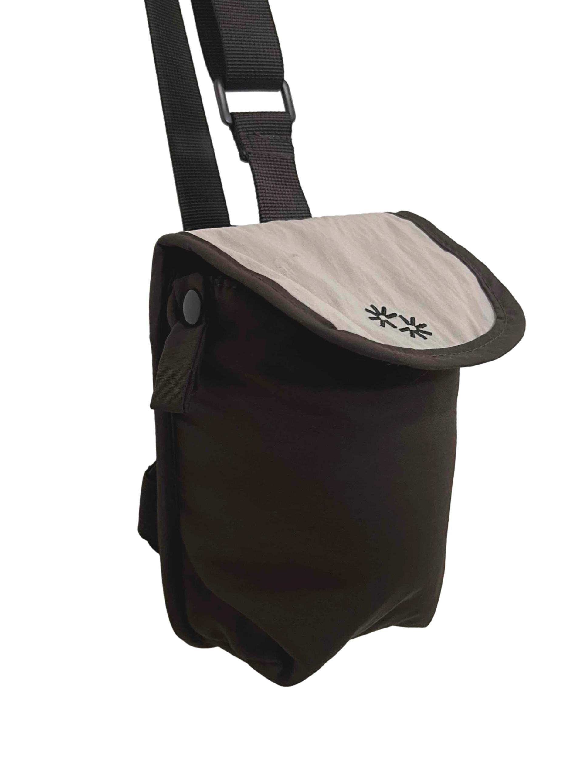 Brown Bottle Crossbody Bag