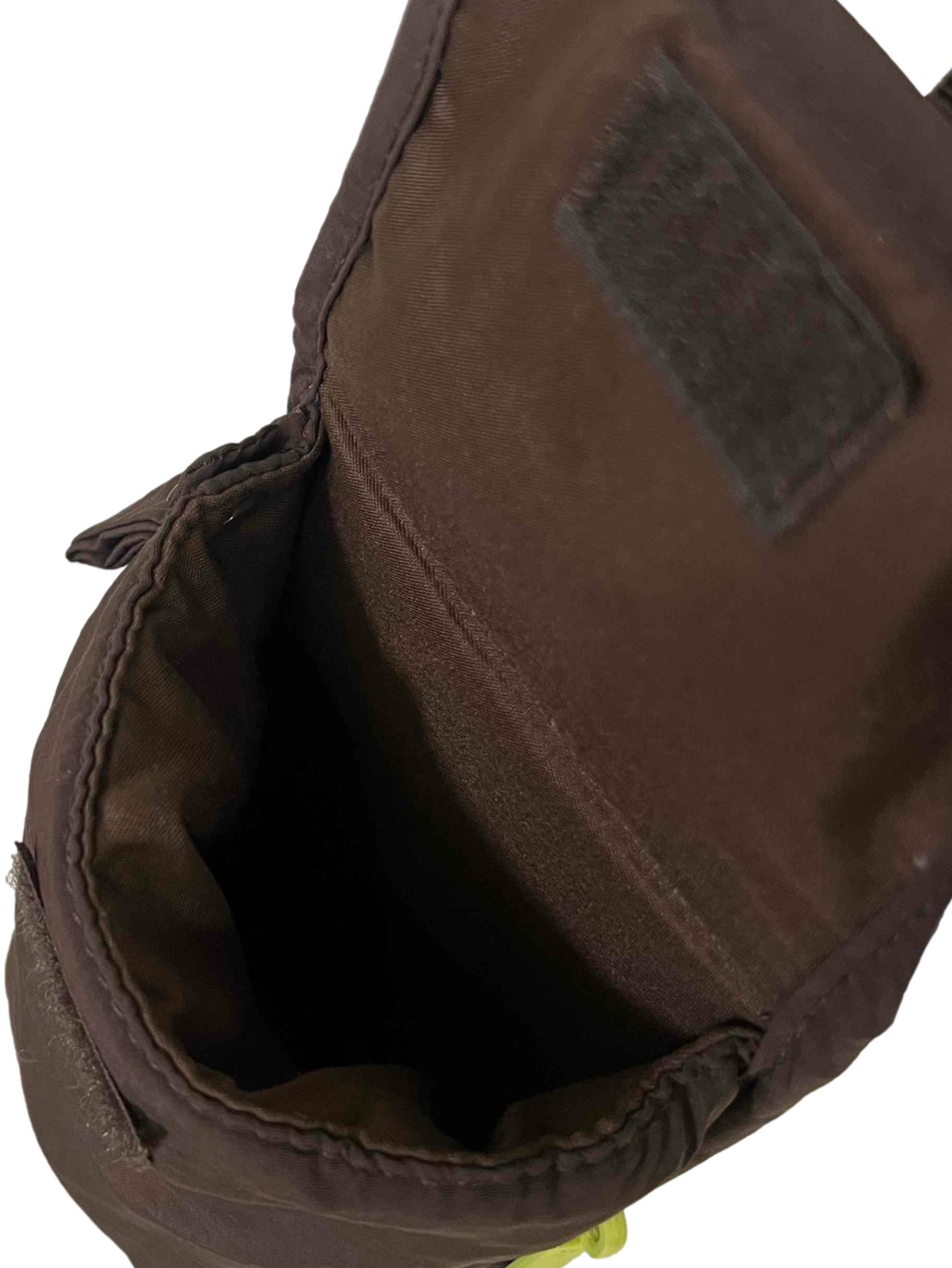 Brown Bottle Crossbody Bag