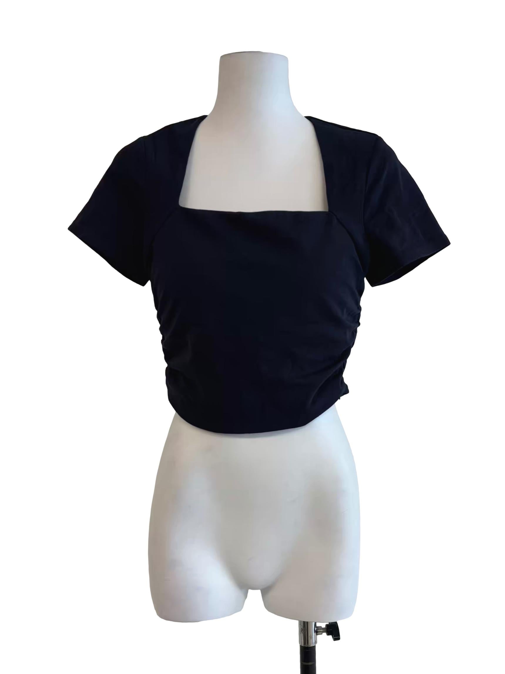 Navy Blue Padded Tank Top