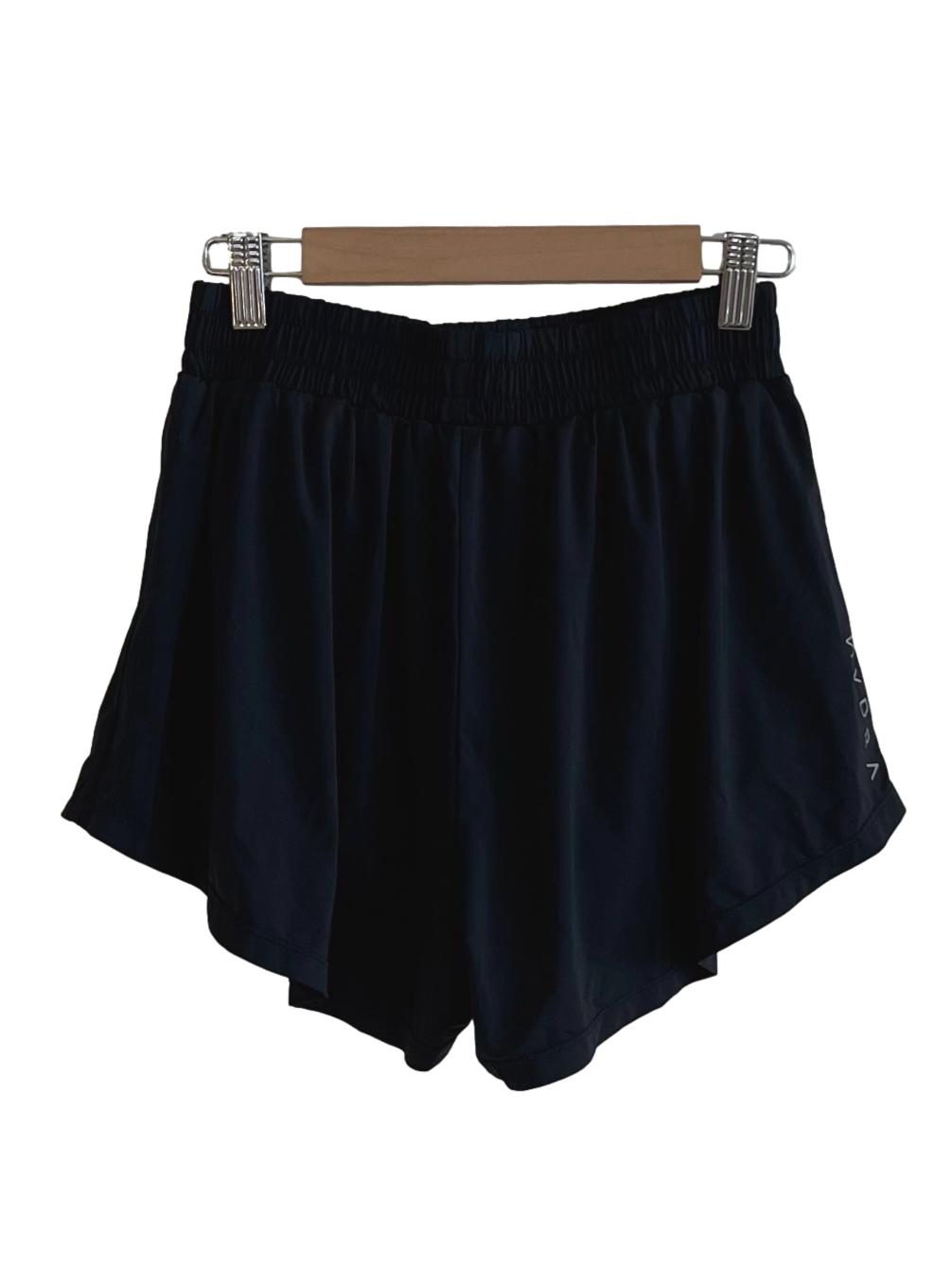 Black Plain Shorts