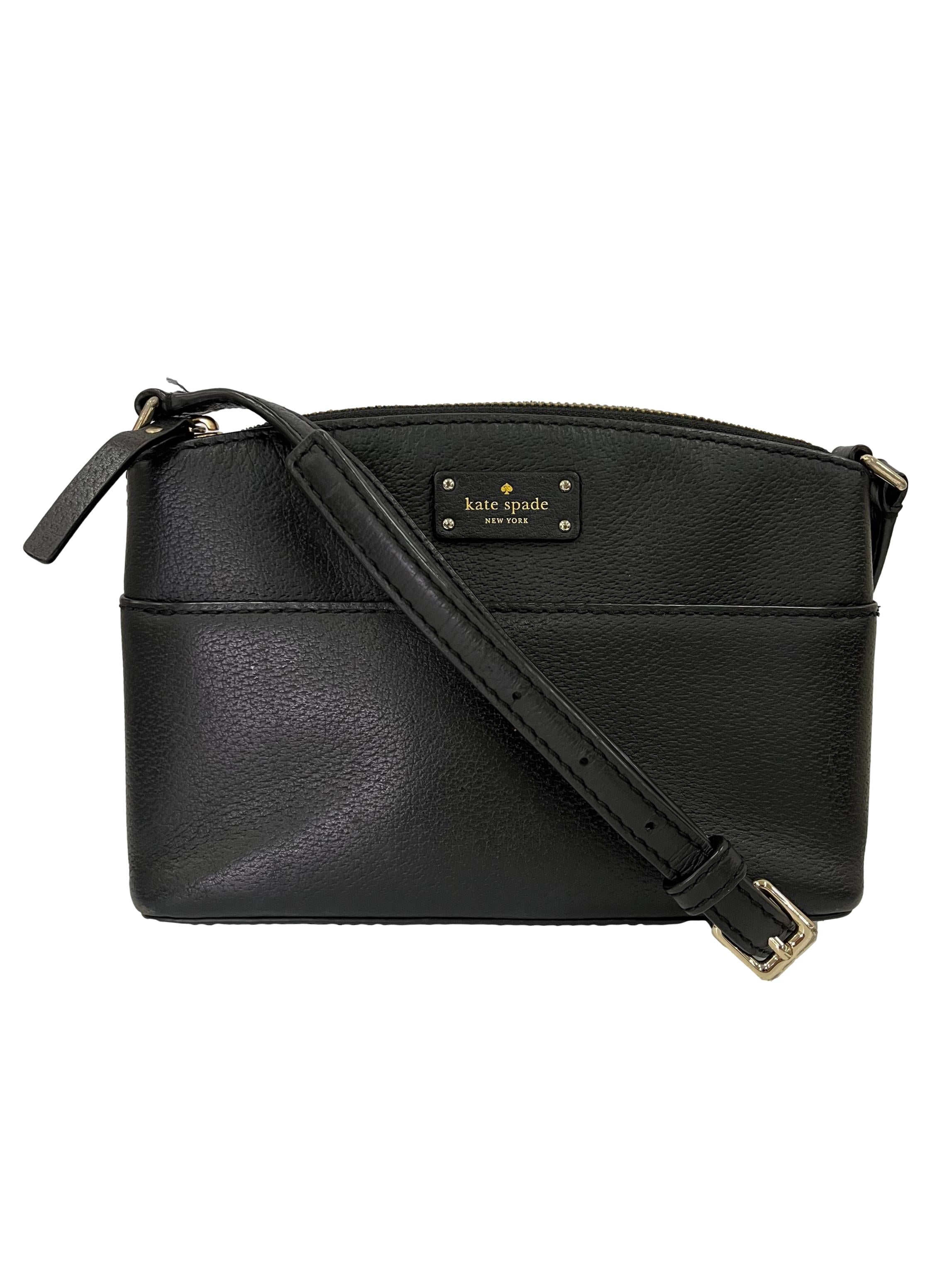 Black Leather Millie Grove Street Crossbody Bag CSN