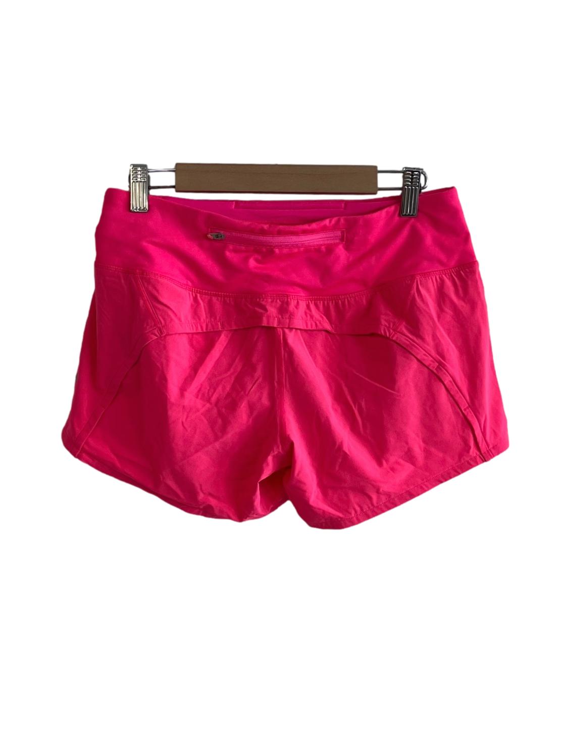 Fuscia Pink Plain Shorts