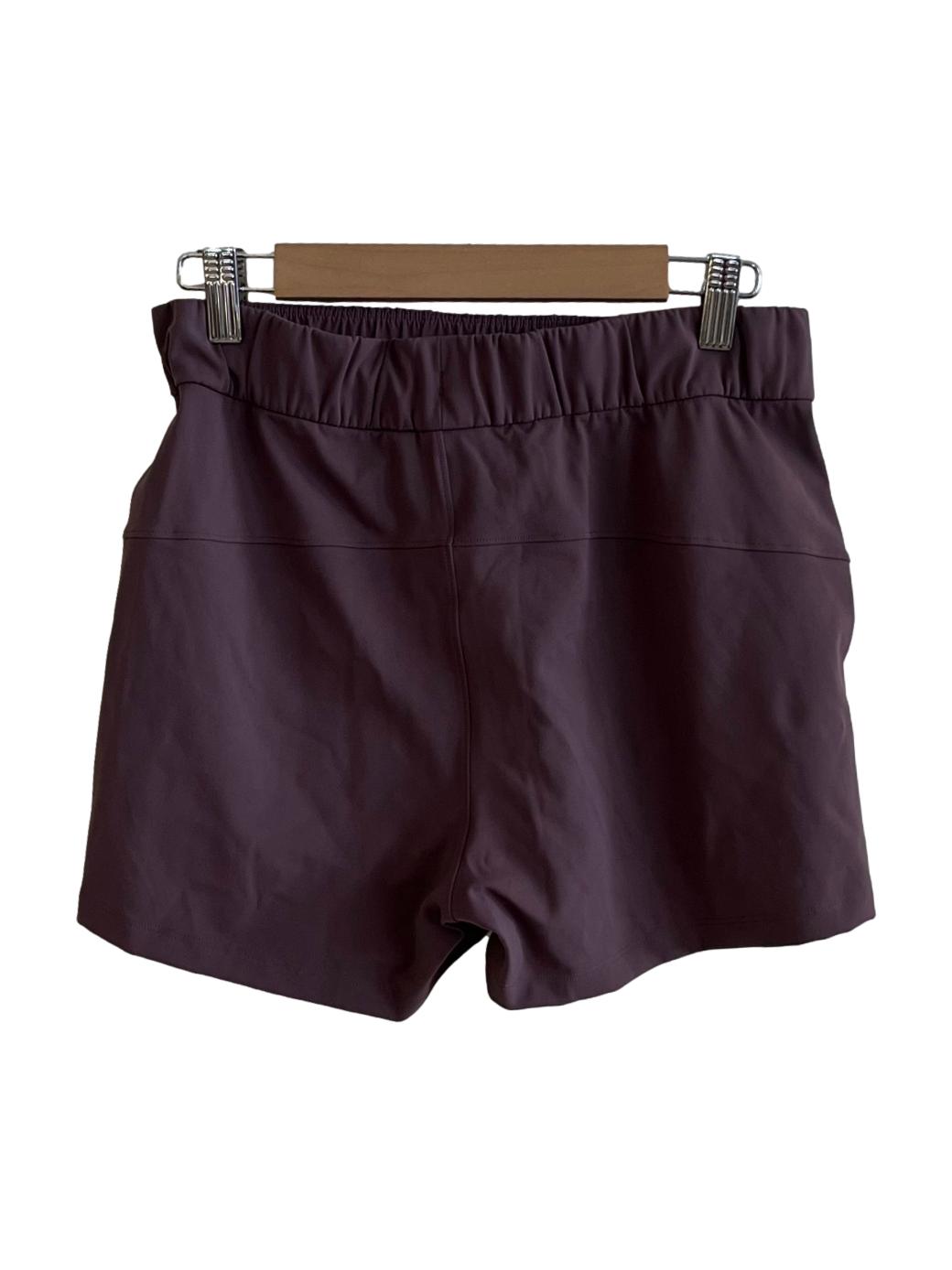 Mauve Purple Plain Shorts