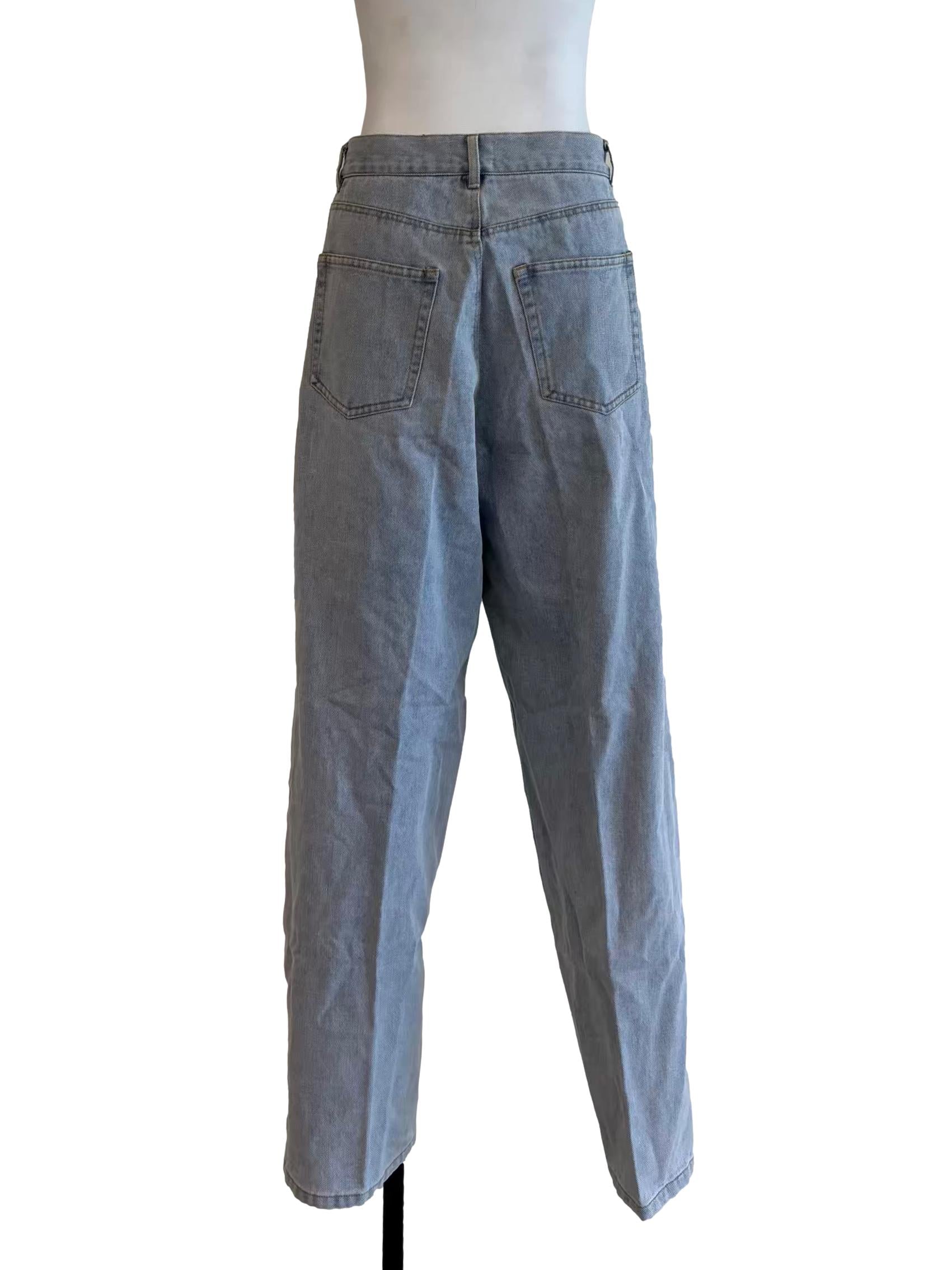 Light Blue Straight Jeans