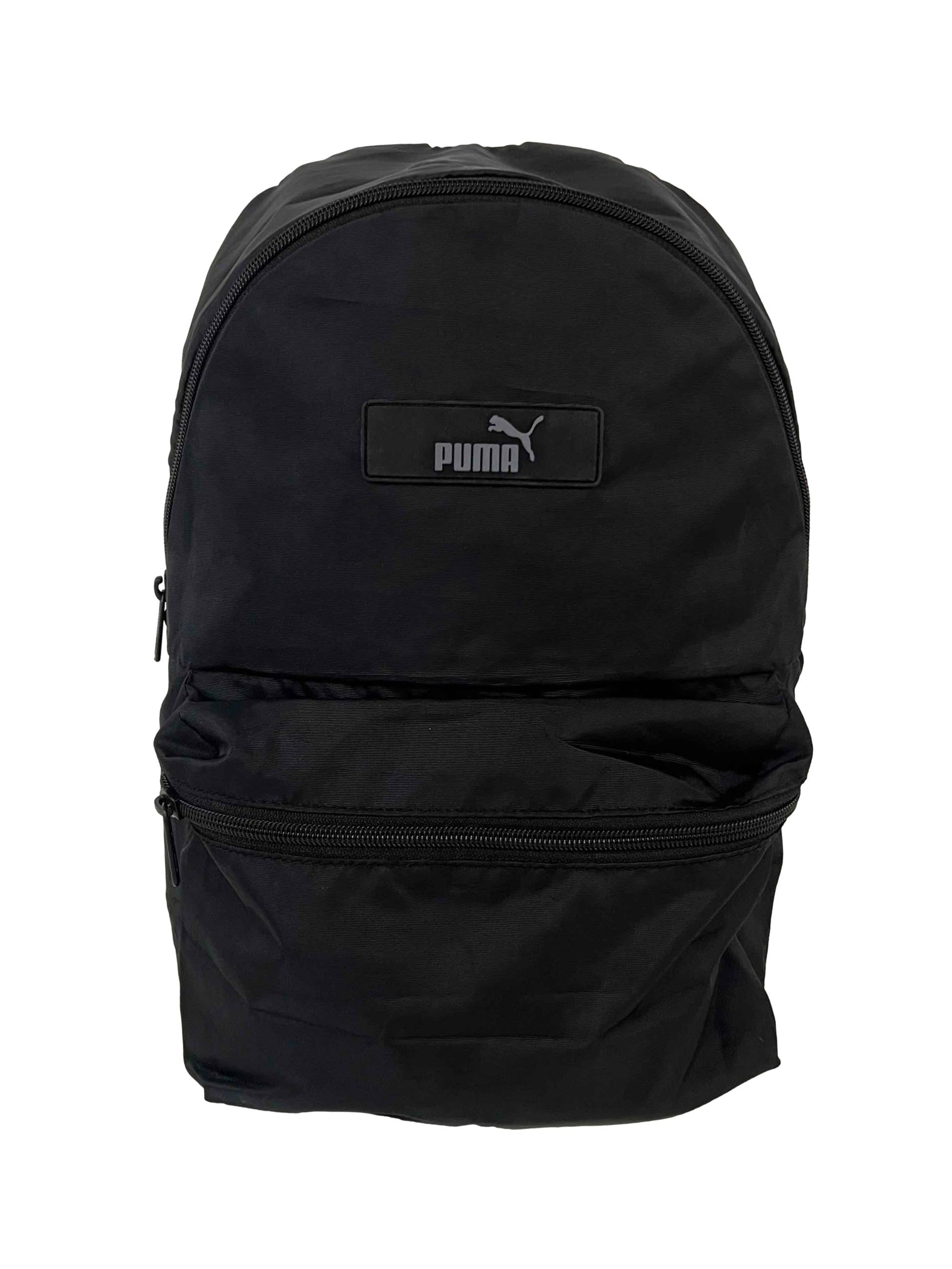 Black Nylon Backpack