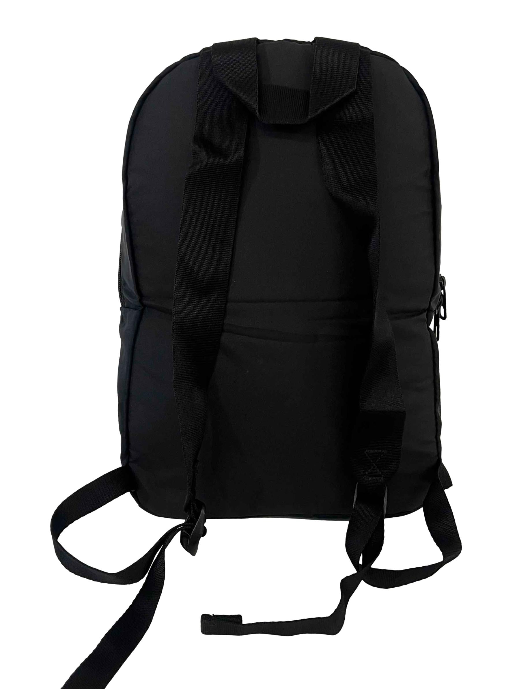 Black Nylon Backpack